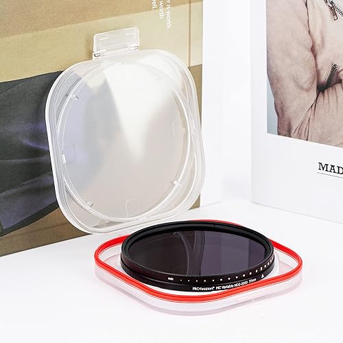 Miniatura 8 de PROfezzion Filtro ND variable de 2.047 in ND2-ND2000 Fader de densidad neutra variable para Canon EF-S 0.945 in f2.8Sigma 1.181 in f1.4Nikon AF-S