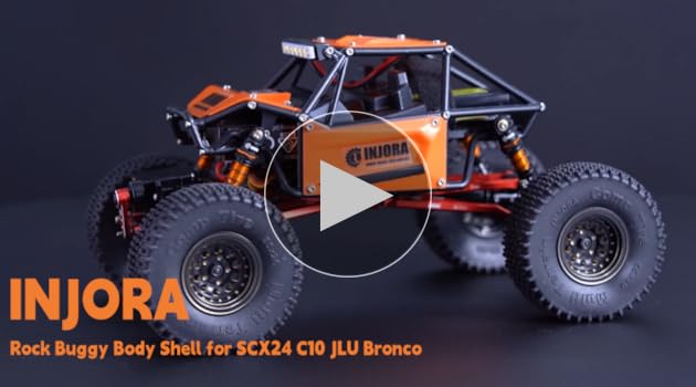 Amazon.com: INJORA 34g Rock Buggy Body Shell Nylon Chassis