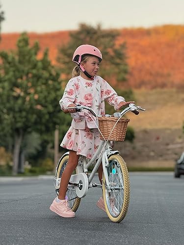 Miniatura 6 de Glerc 20 24 26 Inch Beach Cruiser Bike, 6-Speed Hybrid City Bicycle for Girls Youth and Over 6 Years Old, Missy Bike with Wicker Basket &