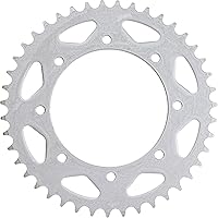 Vista 7 de NICHE Combo de cadena de piñón de transmisión para Kawasaki KLR650 delantero 15 trasero 43 dientes 520V-X X-Ring 106 eslabones