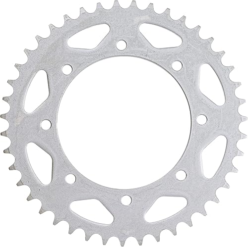 Miniatura 7 de NICHE Combo de cadena de piñón de transmisión para Kawasaki KLR650 delantero 15 trasero 43 dientes 520V-X X-Ring 106 eslabones