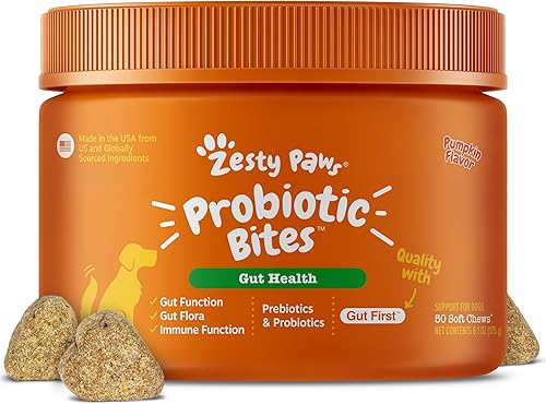 Miniatura 14 de Zesty Paws Probióticos para cachorros para perros, para la salud digestiva, la flora intestinal y el apoyo del sistema inmunológico, probióticos