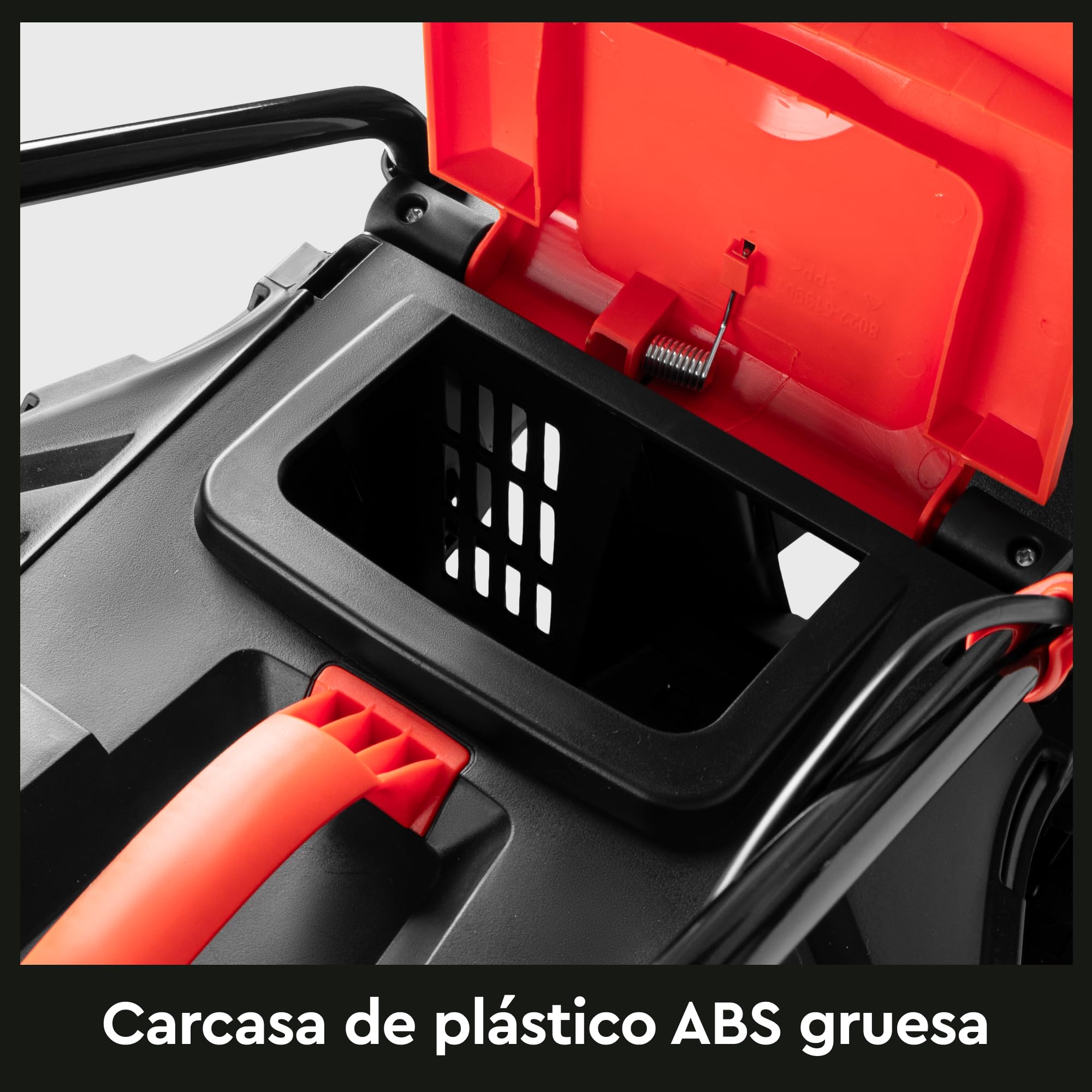 Cortacésped Eléctrico de 1000W, Ancho de Corte 32 cm, 3 Alturas de Corte 25–65 mm, Recogedor 30 L con Indicador, 6,4 kg, IPX4, Manillar Plegable - 32N