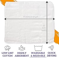 Vista 2 de GREEN LIFESTYLE White Shop - Toallas de 12 x 14 pulgadas, 150 unidades, 100% algodón, súper absorbentes y duraderas, trapos reutilizables a granel