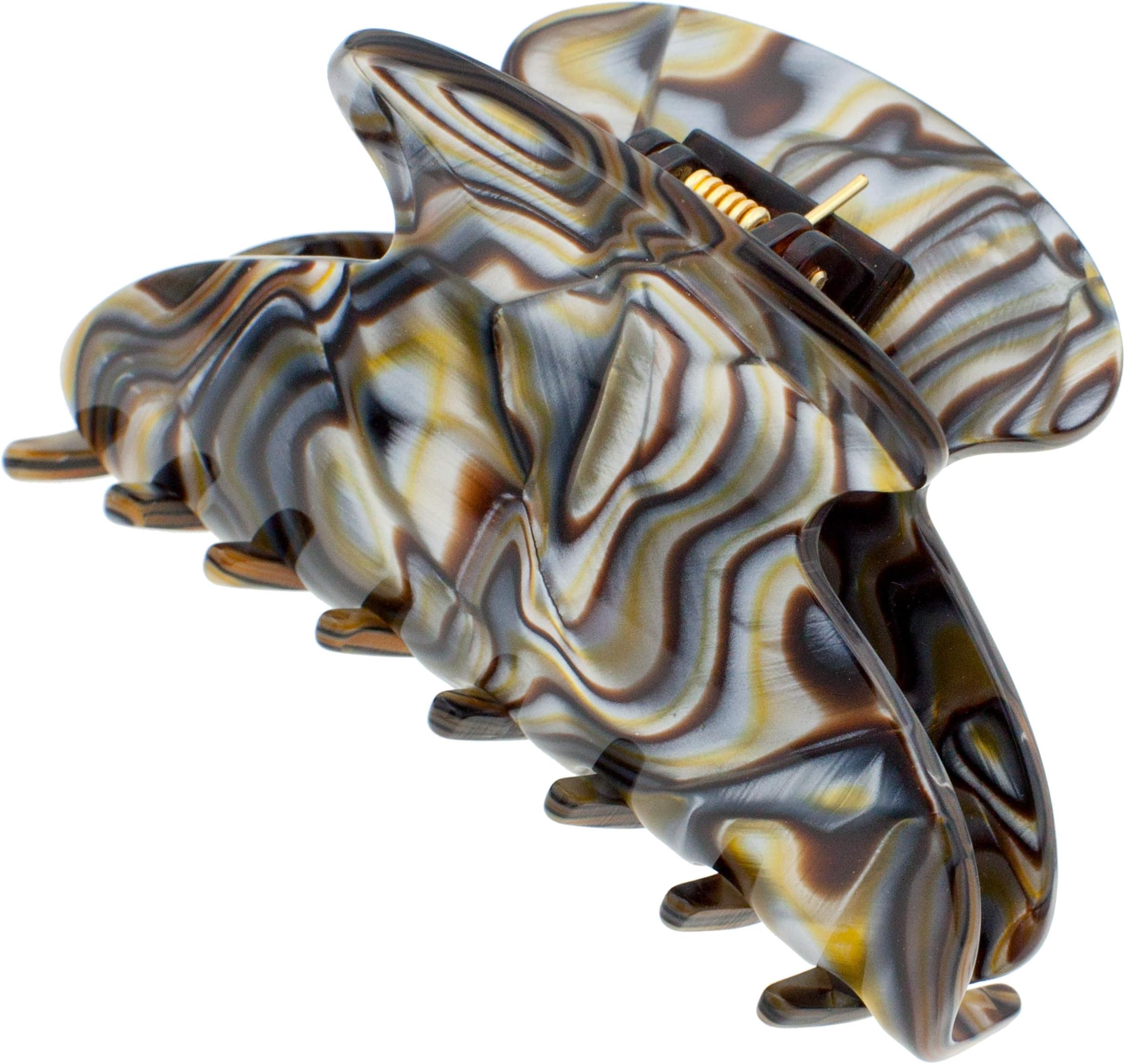 Camila Paris CP3058 French Hair Clip for Women, Onyx, for Thick Hair for Long Curly Wavy Hair, Girls Hair Claw Clips Jaw, Styling Hair Accessories for Women, Strong Hold No Slip Grip, Made in France