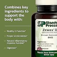 Vista 4 de Standard Process Zymex II - Supplement for GI Support with Digestive Enzymes - Gluten-Free & Non-Soy - 90 Capsules (45 Servings)