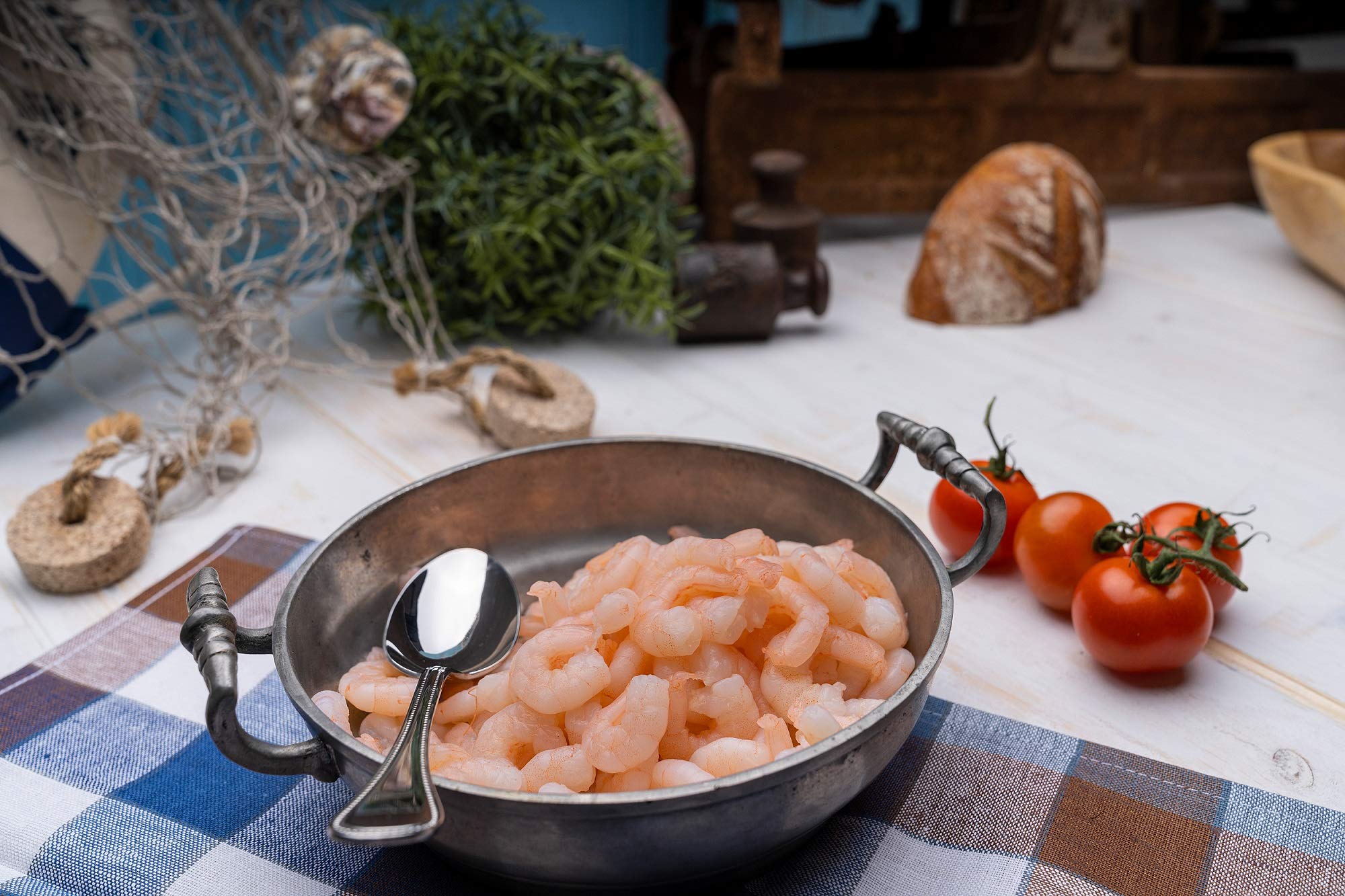 Garnelenfleisch Natur - gekocht, entdärmt - zur Herstellung köstlicher Salatkreationen - 500 Gramm