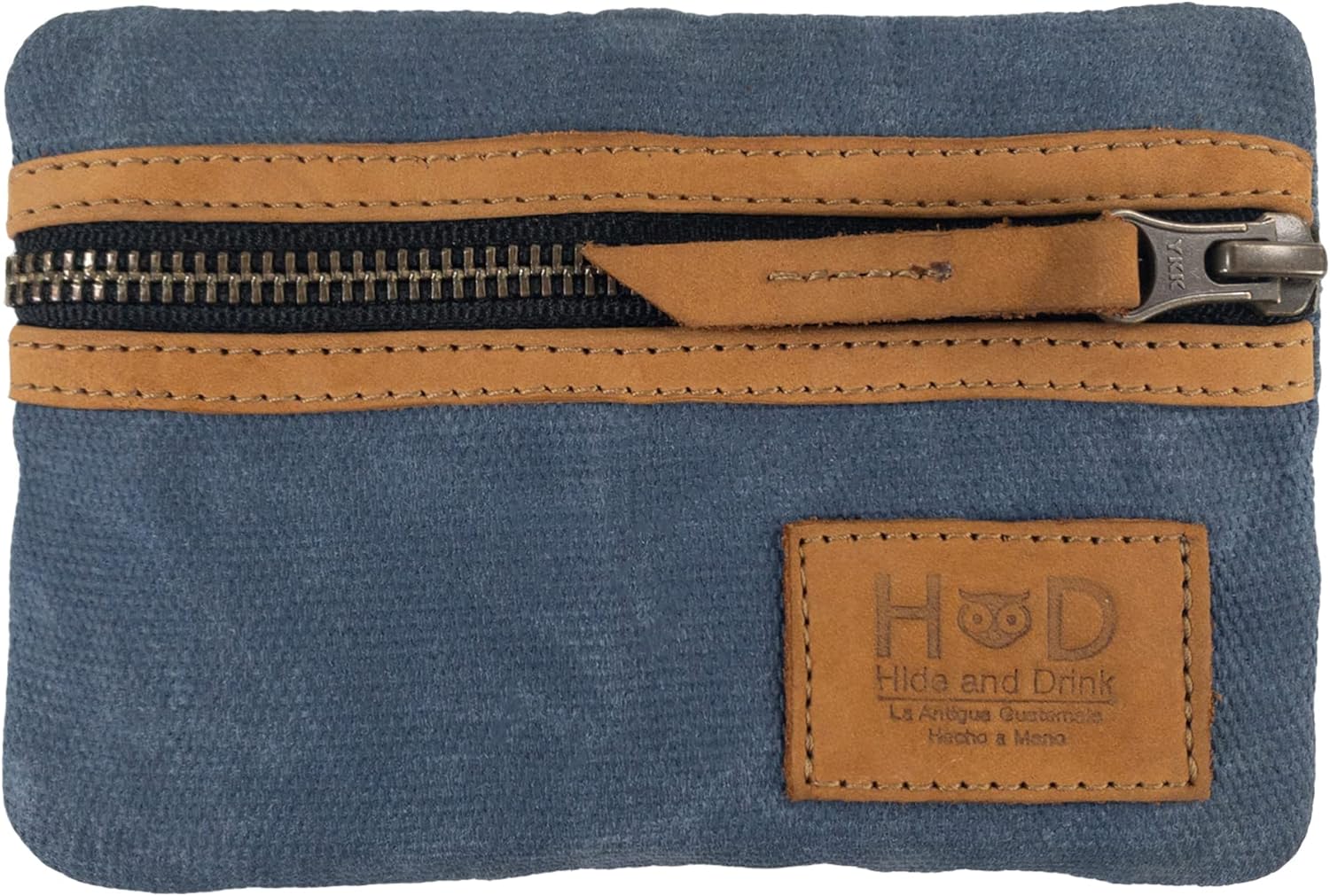 Hide & Drink, Multi-Tool Pocket Pouch, Compact Multipurpose EDC Zippered Bag, Mini Camping Tool Case, Waxed Canvas, Knife Holster, Handmade Slim Organizer - Image 2