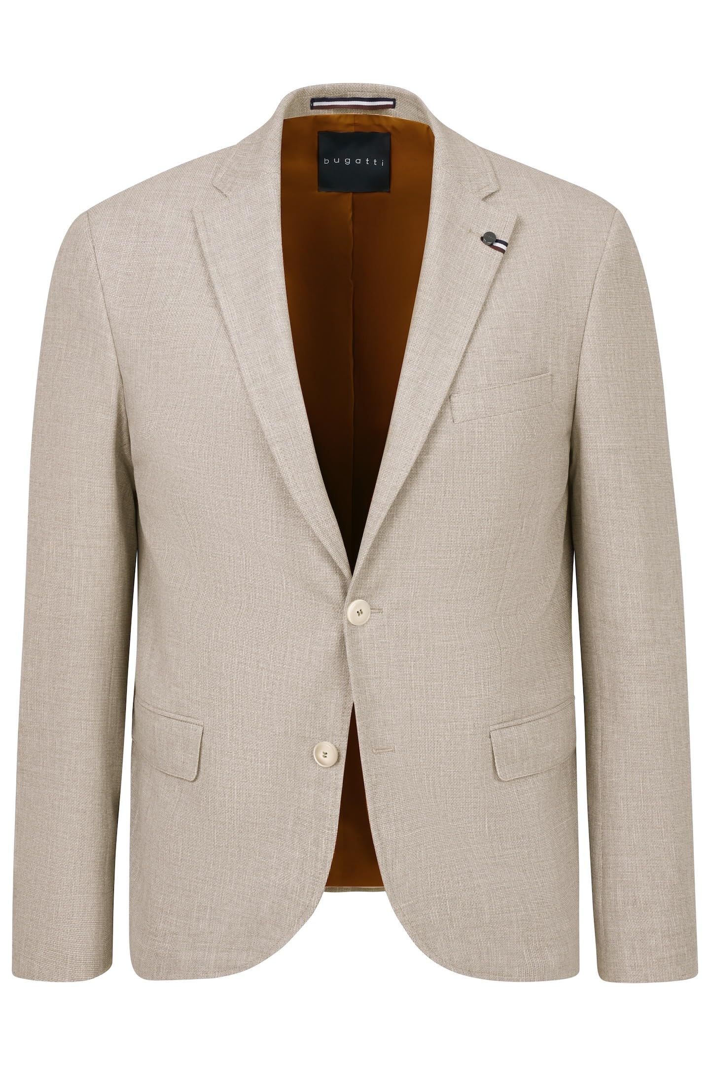Blazer d'affaires décontracté bugatti solution veste élégante et confortable beige 50