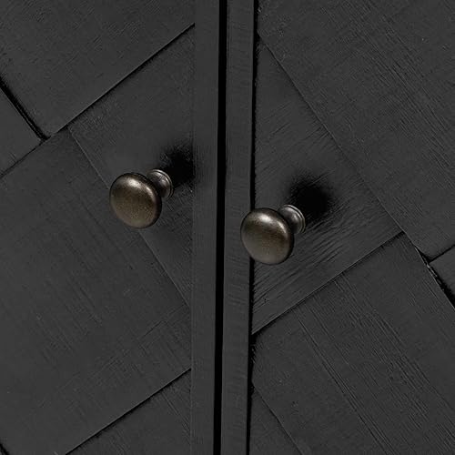 Miniatura 35 de Aparador moderno y elegante con patas y asas de metal dorado y estante ajustable, mesa consola clásica de 60 pulgadas, mesa de sofá, mesa de entrada