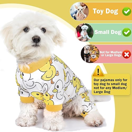 Miniatura 3 de Pijama para perro, pijama suave y elástica para cachorros, pijama de gato para otoño e invierno, ropa para perros pequeños, niños y niñas, overol