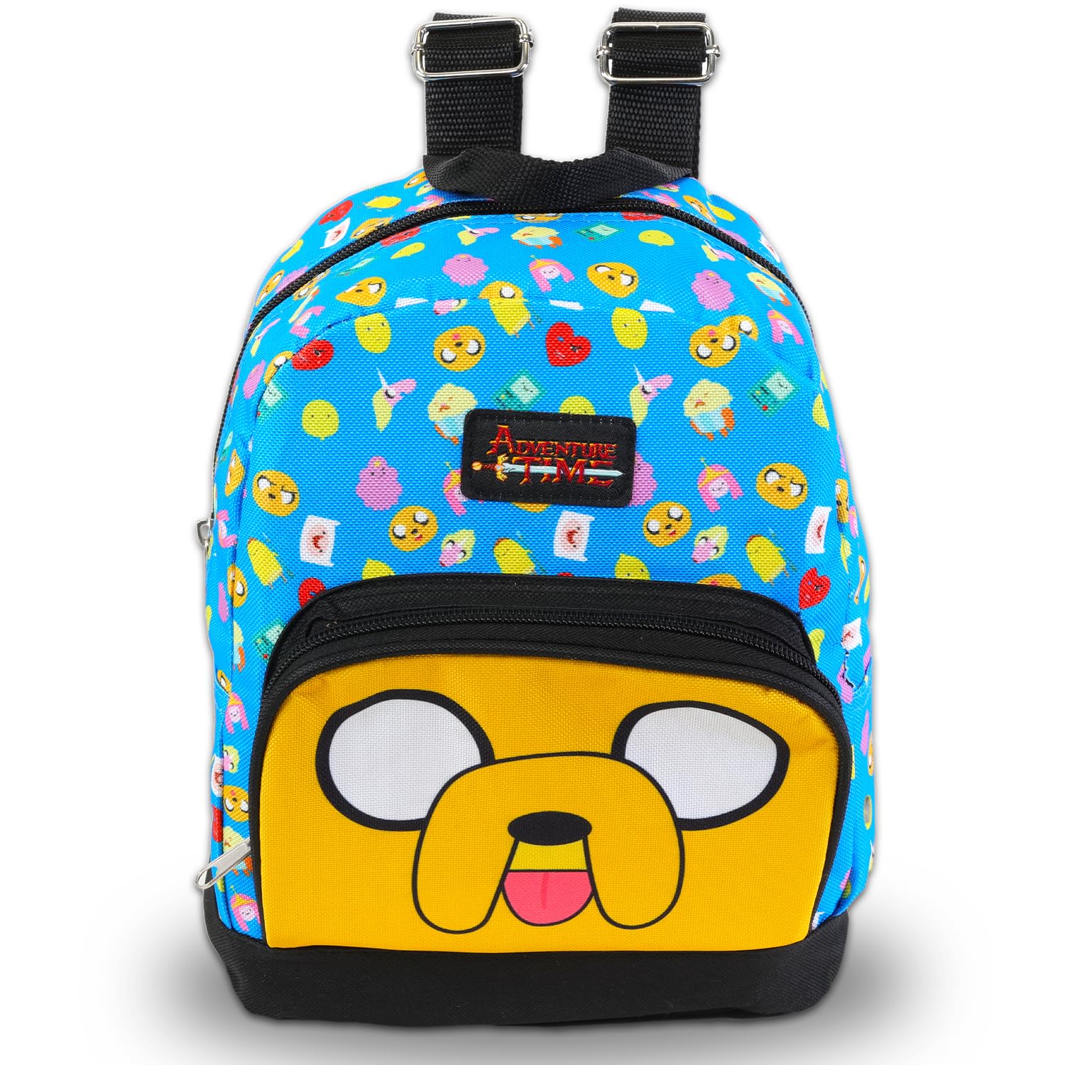 Adventure Time Mini Backpack for Women Set - 10” Canvas Adventure Time Backpack with Front Pocket | Adventure Time Backpack Purse Bundle