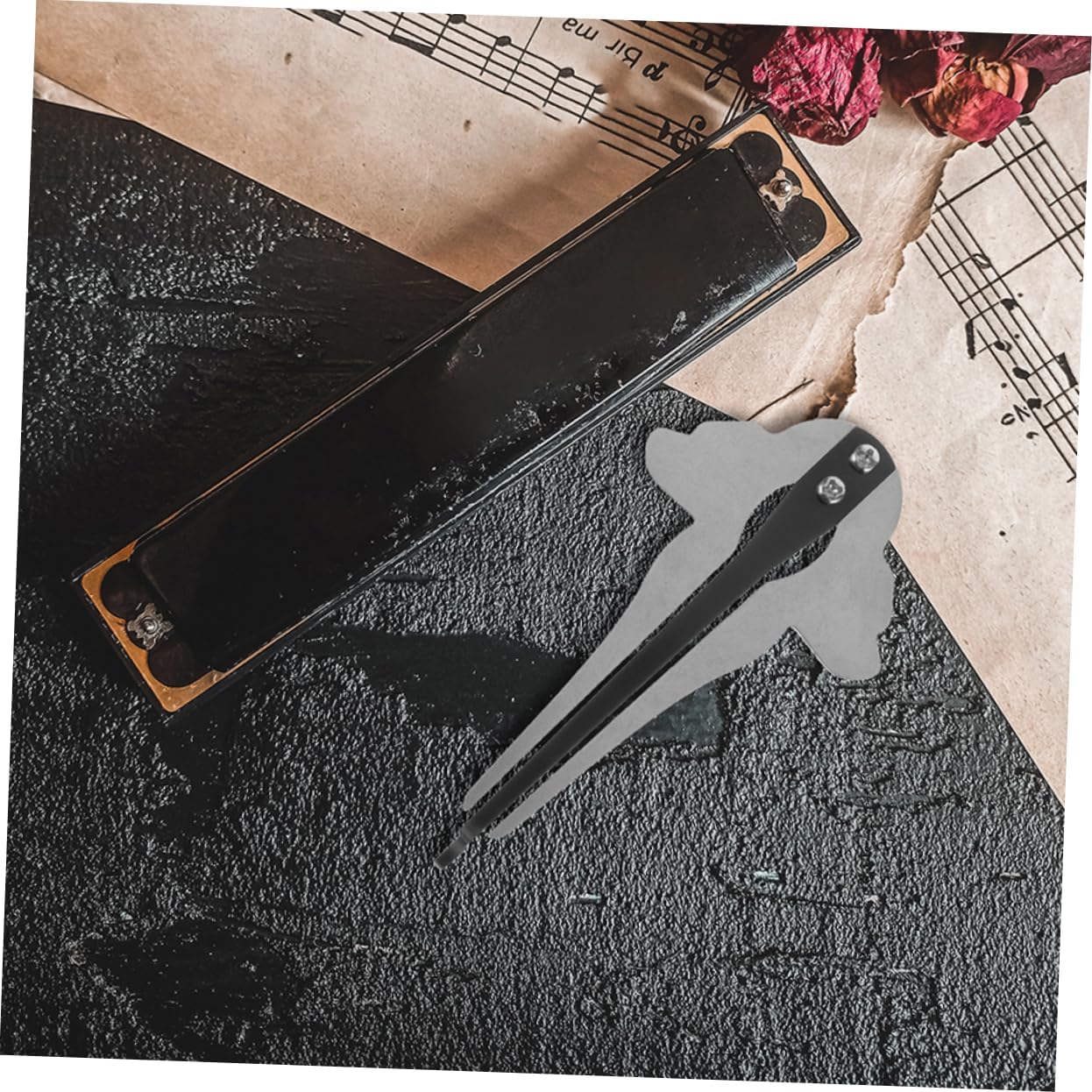 Generic Portable Instrument for Beginners and Enthusiasts Sturdy Metal Design for Travel and Cultural Music Exploration Includes and Harp Style