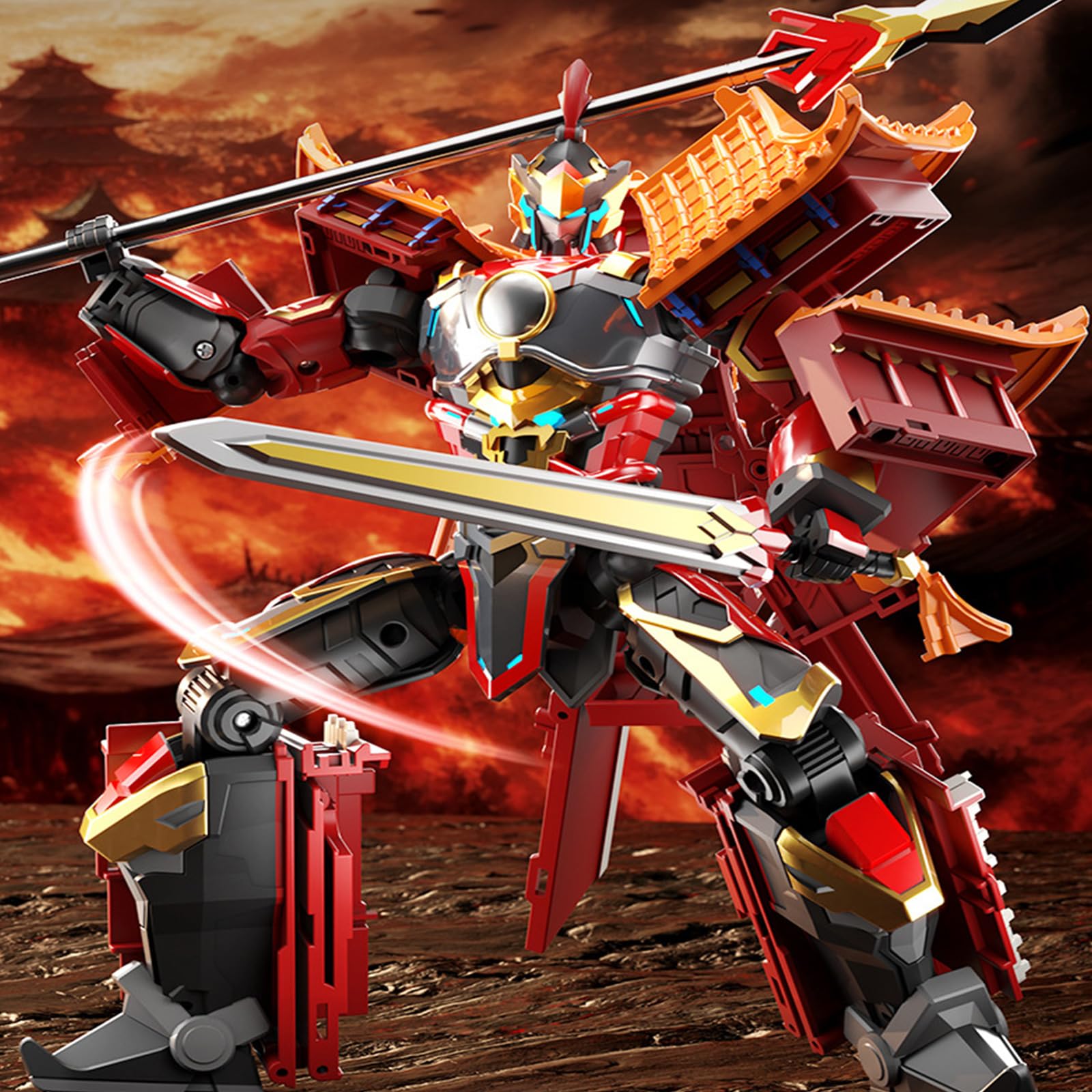 Realistische Tiananmen Beschützer Mecha Robotermodell Legierungs Actionfigur mit verformbarem Design für Anzeige und Rollenspiel Tiananmen Verteidiger Generalspielzeug