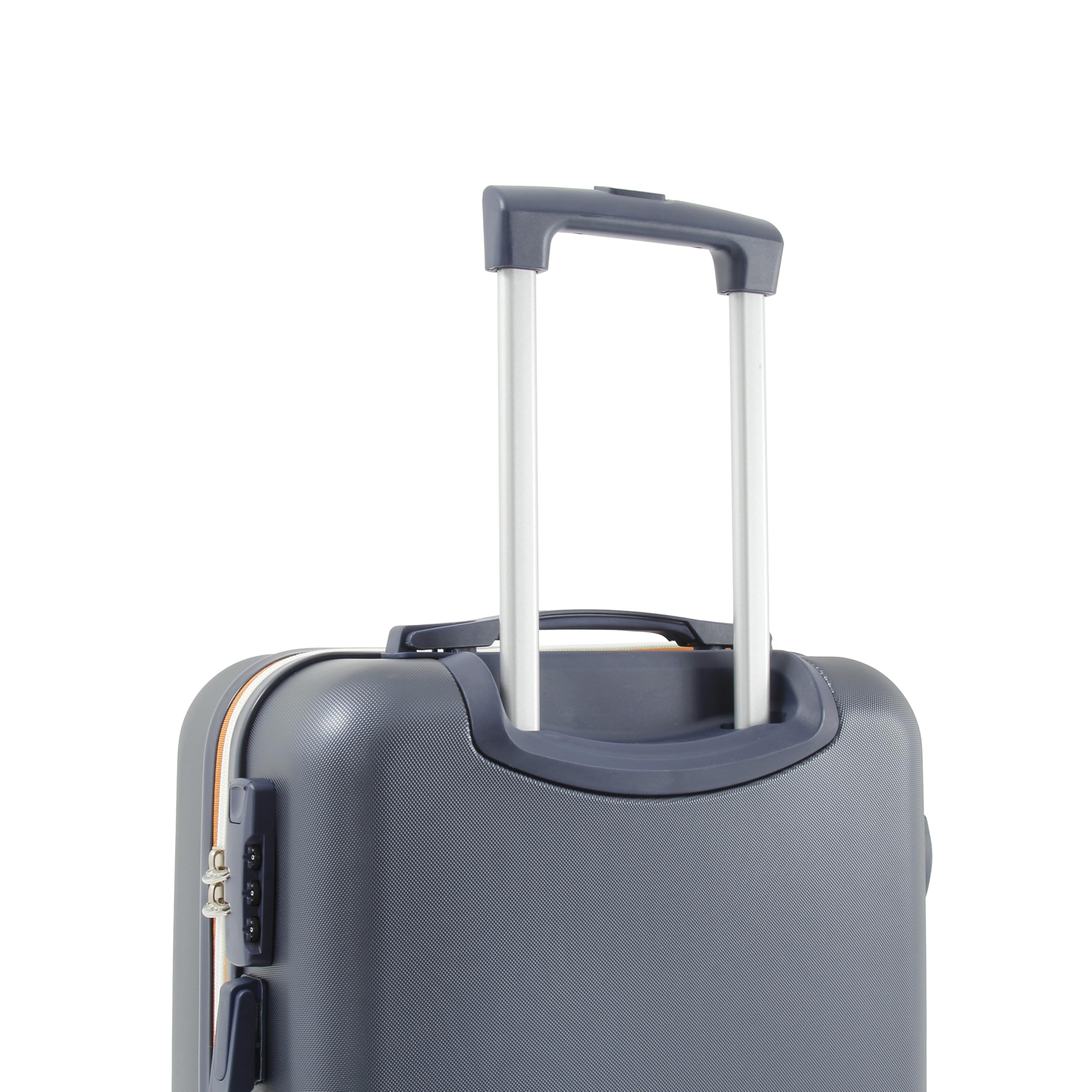 WHYGO - Trolley Bagaglio a Mano 55x40x20 con Ruote 360º - Rigido, Antiurto e Antigraffio - Capienza 44 Litri, Compatibile con Ryanair ed EasyJet - NAVY