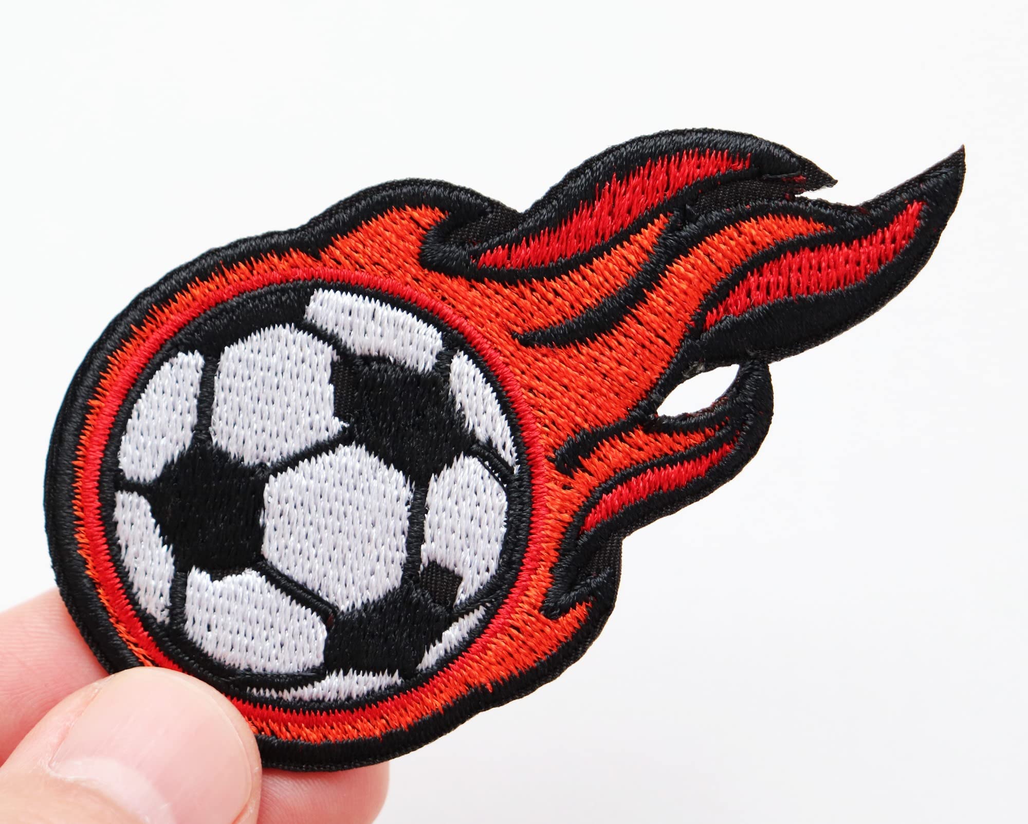ぽんぽんさん専用！17種　サッカー　ワッペン　アイロン熱圧着タイプ Amazon.co.jp: ワッペン サッカーボール アイロン接着 説明書