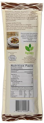 Miniatura 2 de Bgreen Pasta orgánica para el cabello de ángel de trigo sarraceno, 8.8 onzas (paquete de 12)