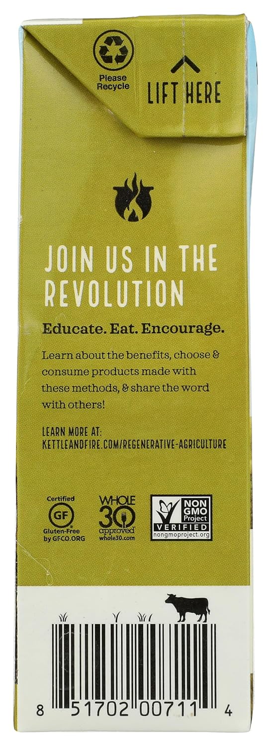 Kettle & Fire Regenerative Agriculture Beef Bone Broth, 16.9 OZ