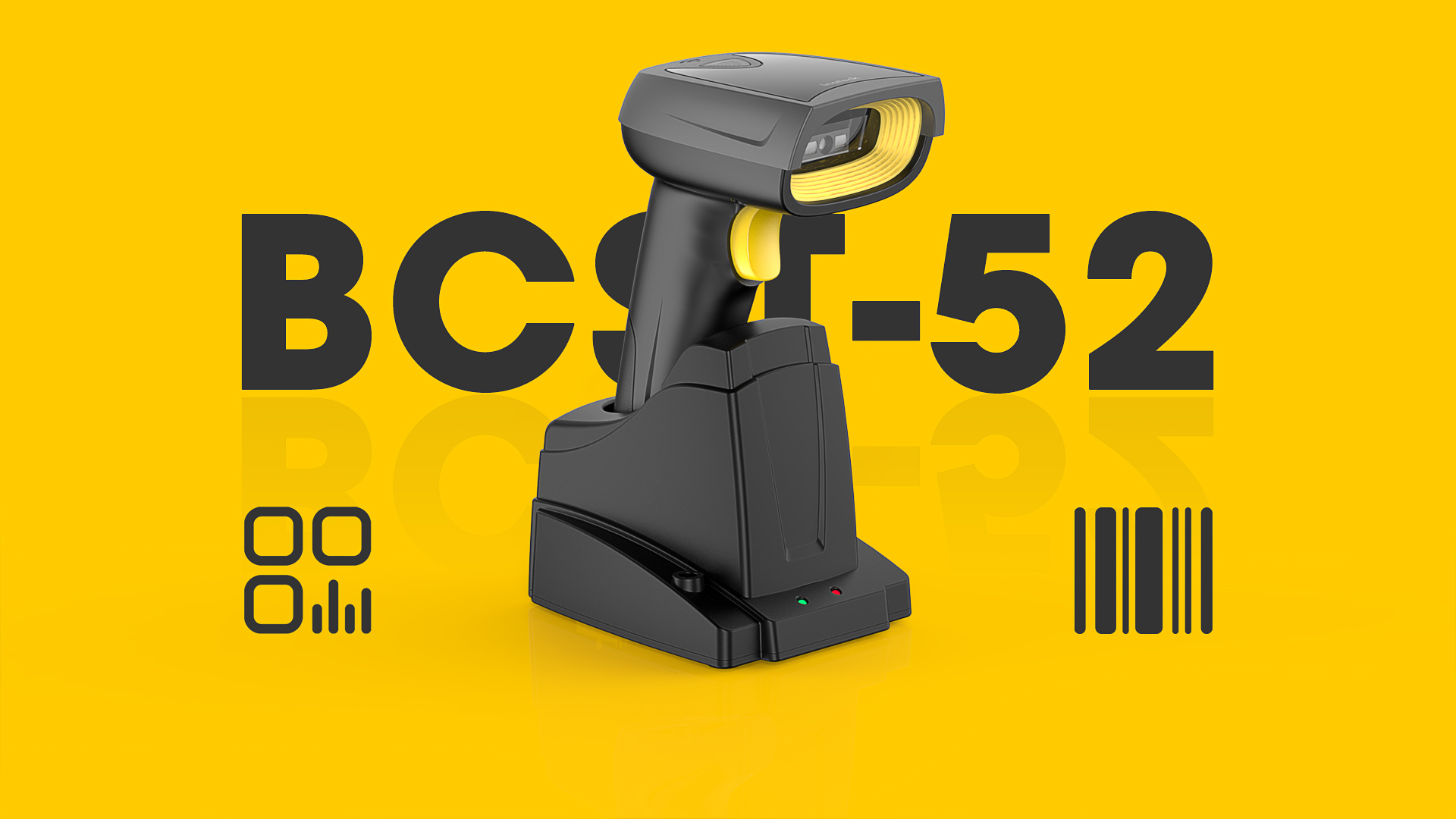 Kabelloser QR Code Handscanner, BCST-52 – Inateck Office DE