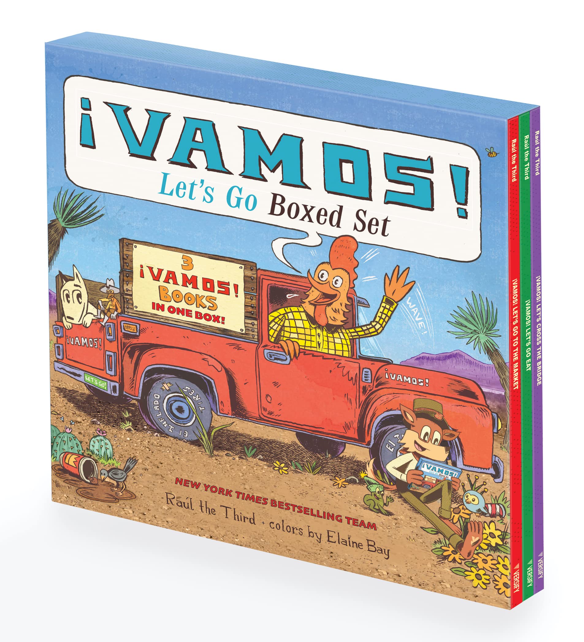 ¡Vamos! Let's Go 3-Book Paperback Picture Book Box Set: ¡Vamos! Let's Go to the Market, ¡Vamos! Let's Go Eat, and ¡Vamos! Let's Cross the Bridge (World of Vamos!)