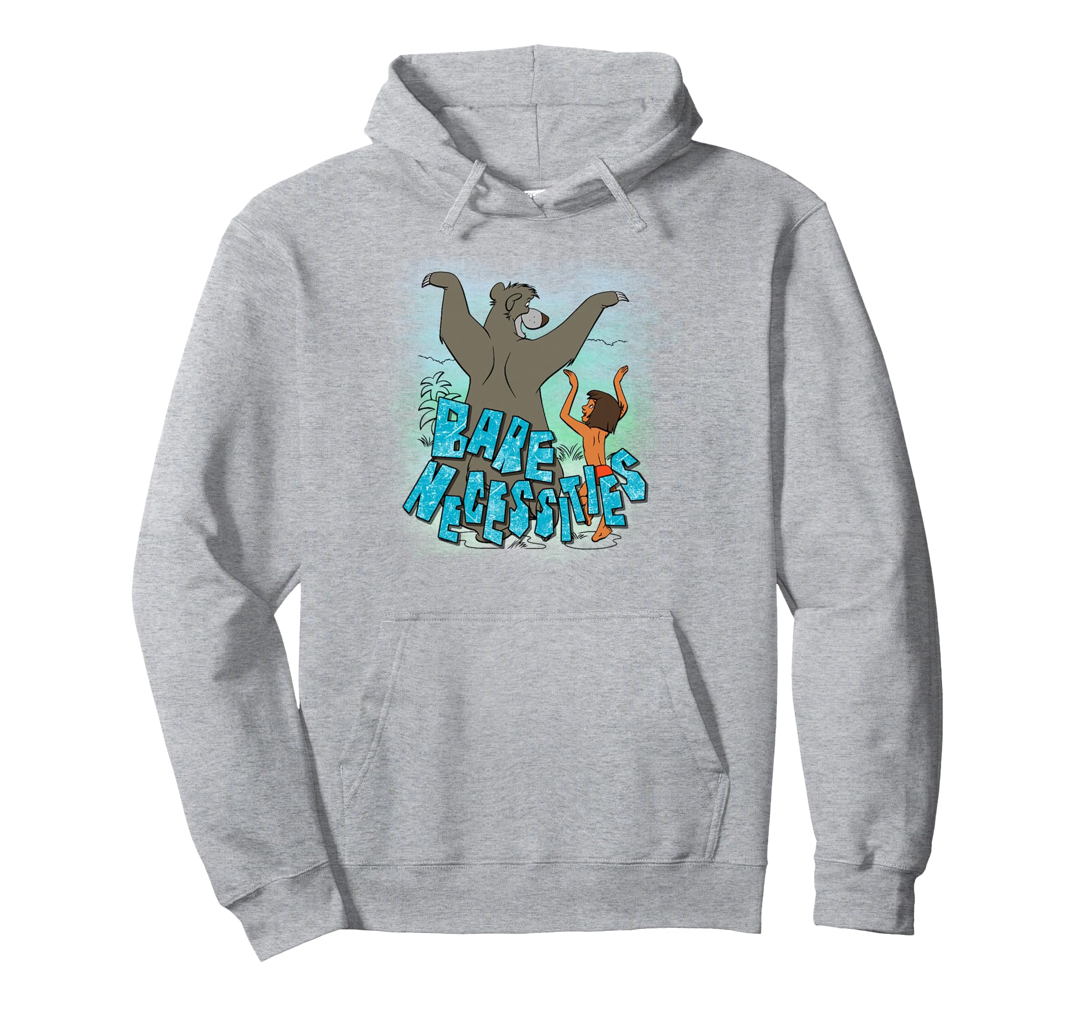Sweat à capuche Disney Mowgli Baloo imprimé premium pull coton