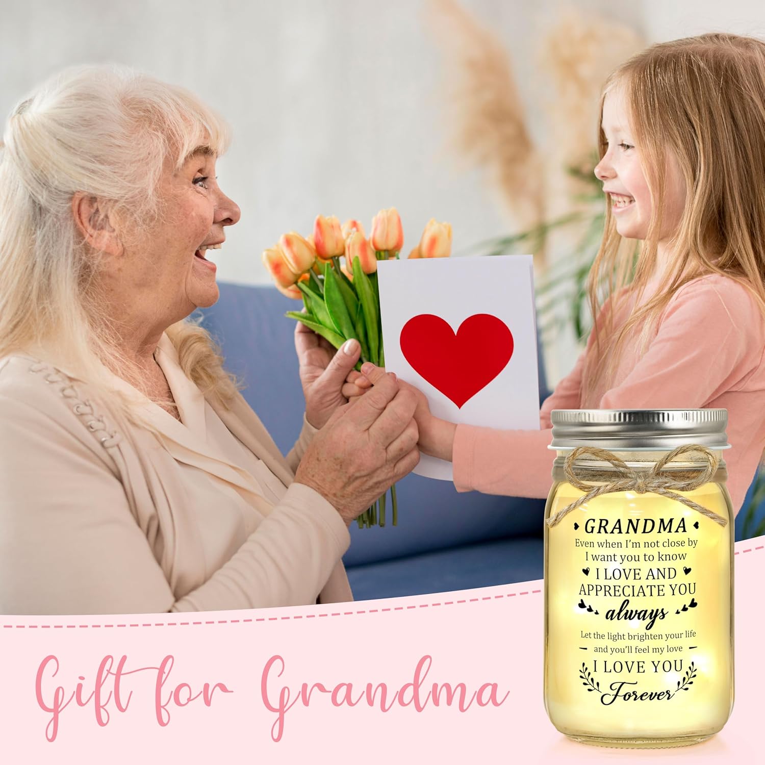 Grandma Gifts, Grandma Birthday Gifts, Christmas Thanksgiving Mothers Day Birthday Gift for Grandmother - Image 4