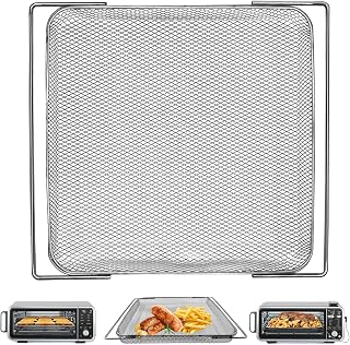 Air Fryer Accessories for Ninja Foodi 13 in 1 SP351 SP301 SP201 Air Fry Countertop Toaster Oven, 13.5''×12.3'' Air Fryer Replacement Parts Basket Wire Rack Roasting Steamer Grill Racks Tray
