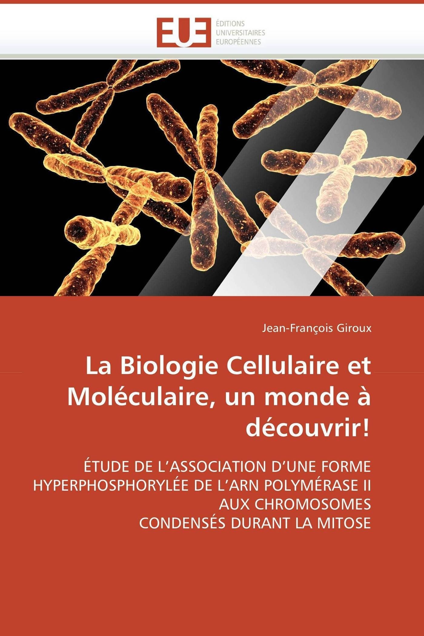 La Biologie Cellulaire et Moléculaire, un monde à découvrir!: ÉTUDE DE L’ASSOCIATION D’UNE FORME HYPERPHOSPHORYLÉE DE L’ARN POLYMÉRASE II AUX CHROMOSOMES CONDENSÉS DURANT LA MITOSE (Omn.Univ.Europ.)