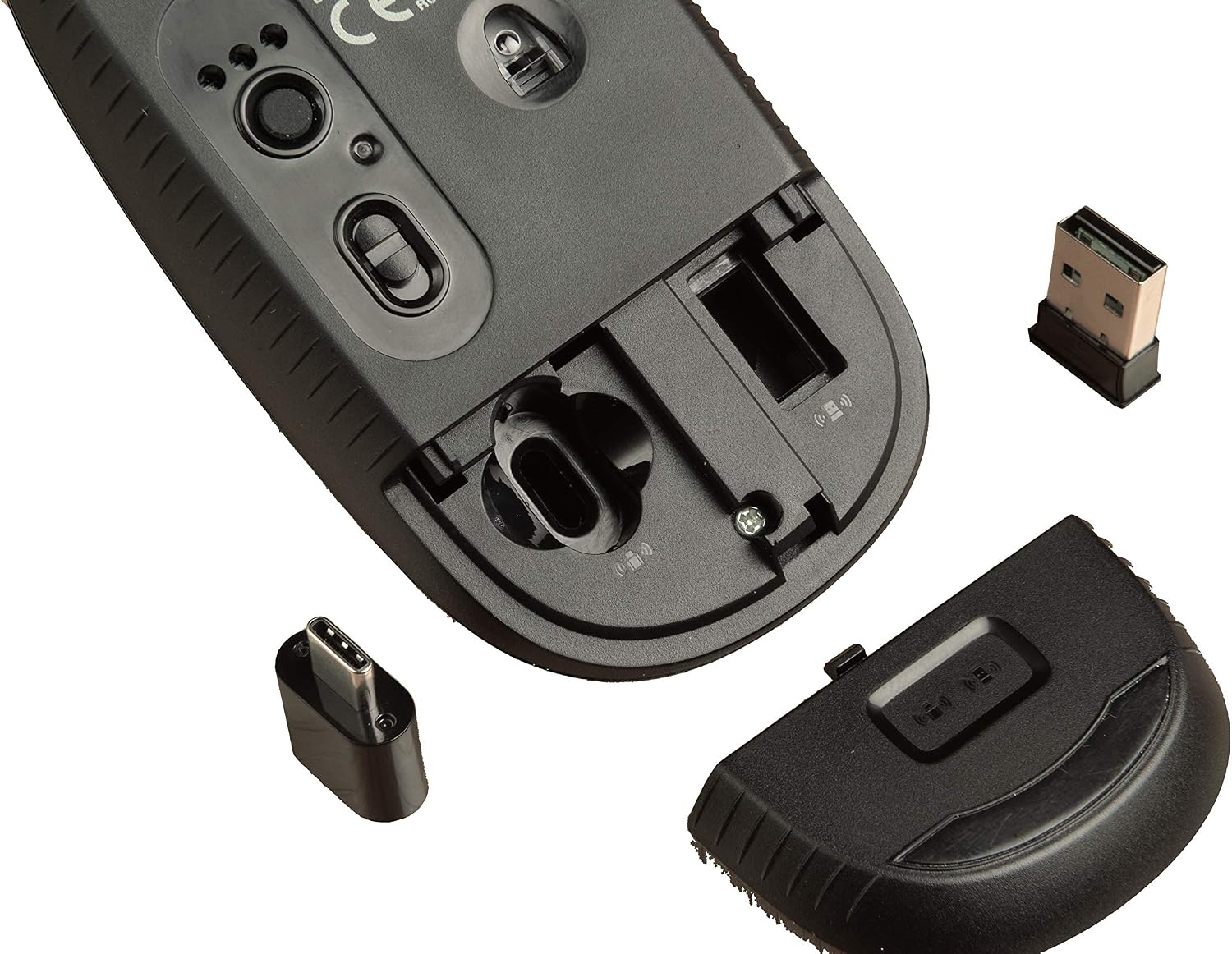XtremeMac Rechargeable Multi Connection Mouse – Type-C, Bluetooth, USB ...