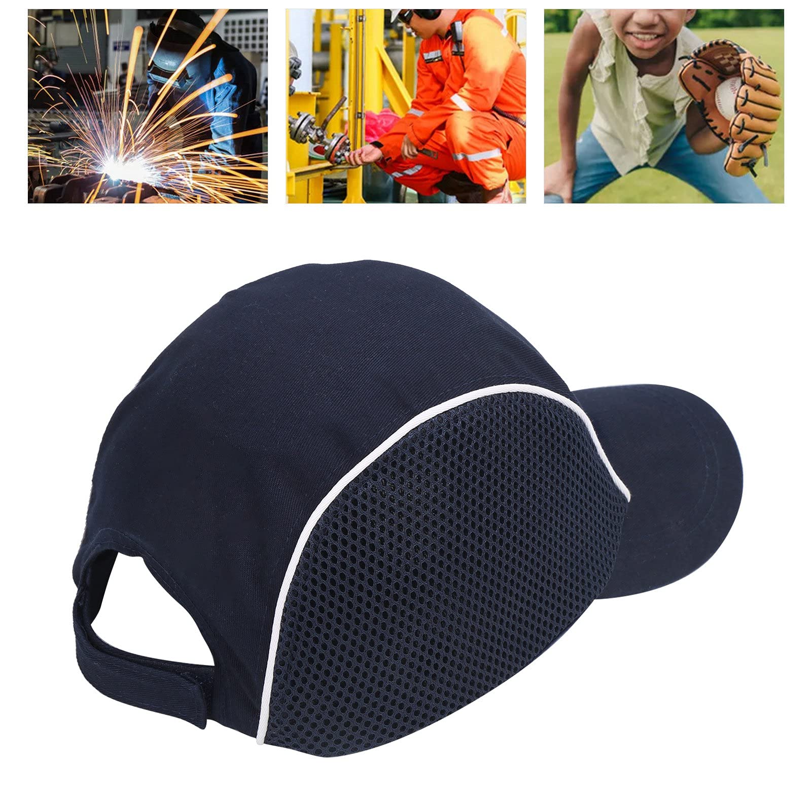 Baseball Bump Cap Impact-Resistant Lightweight Breathable Hard Hat Head Protection - Image 4