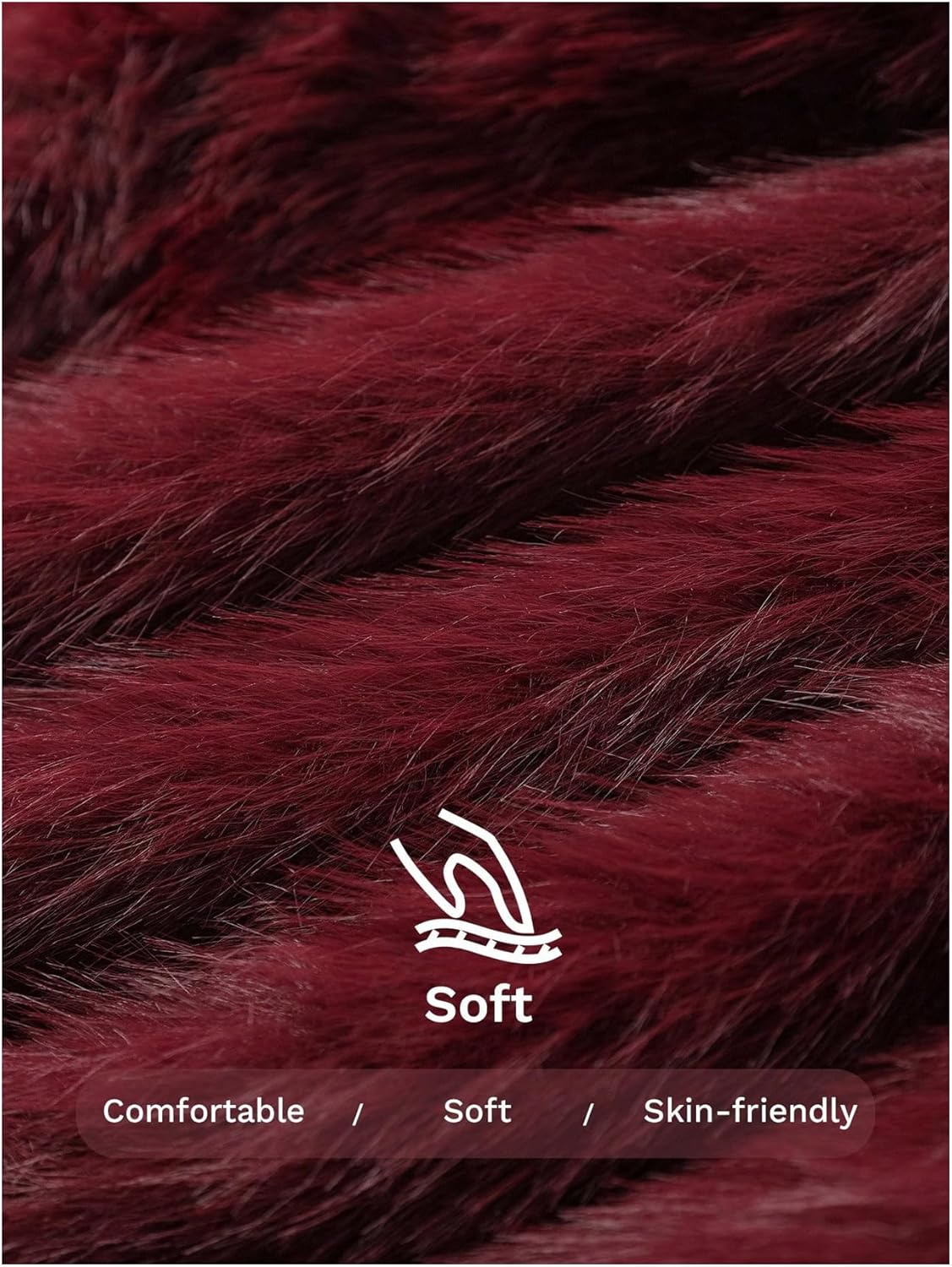 Verdusa Women's Faux Fur Coat Furry Fuzzy Open Front Cropped Jacket Fall Winter Clothing - Image 5