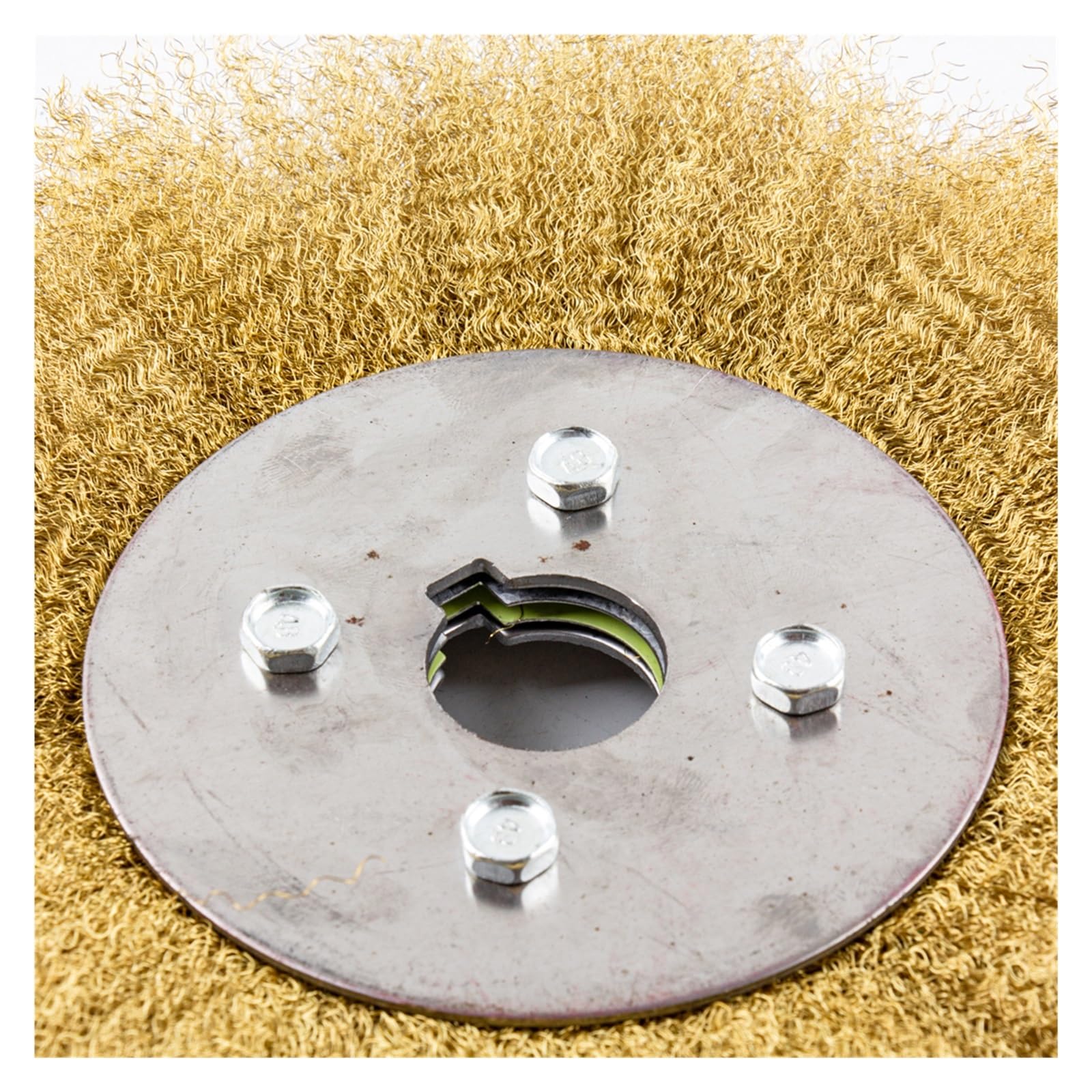 0.13mm płaska 3 10 mosiężna szczotka druciana do szlifierki stołowej tarcza polerska narzędzie ścierne metalowe odrdzewianie gratowanie drewna fangzi (Size : 250mmx25mm 1PC)