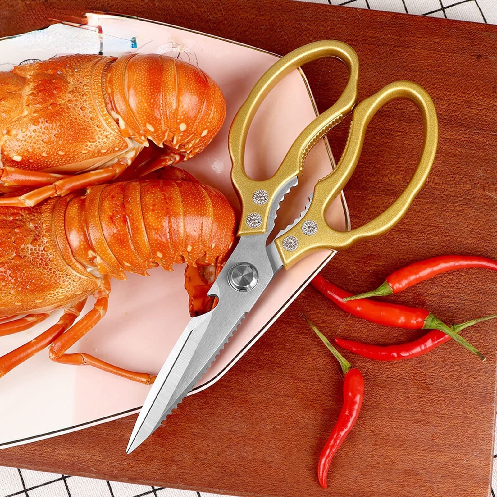 Forbici da Cucina Forbici da Cucina Forbici Multiuso in Acciaio per Alimenti Resistenti per Forbici da Cucina per Pollo e pollame