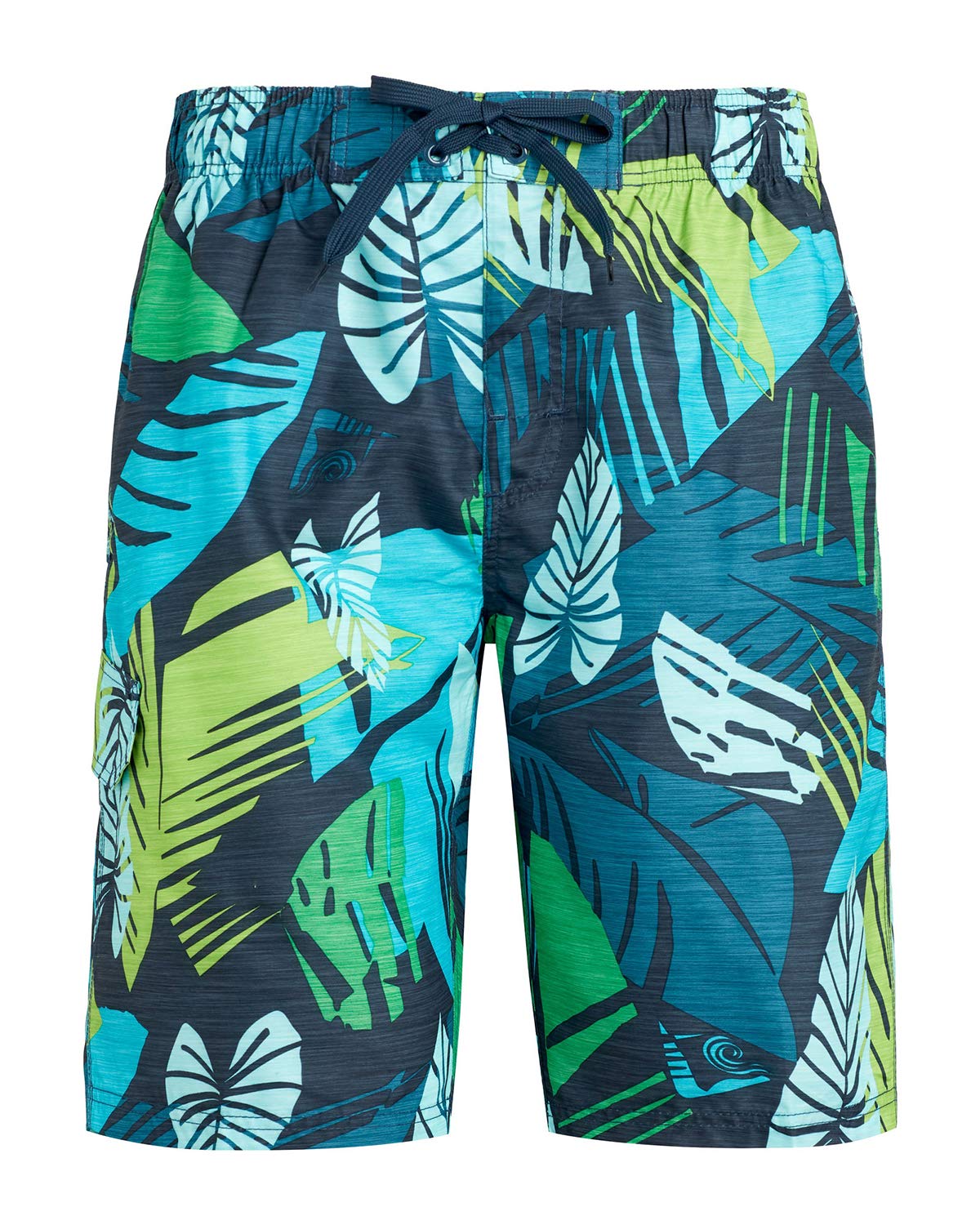 Kanu Surf Men's Mirage Swim Trunks (Regular & Extended Sizes), Montego Navy, 5X