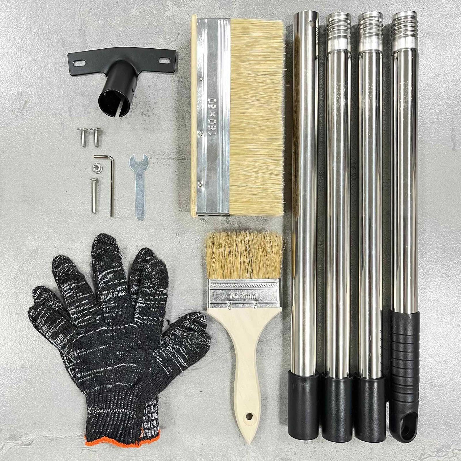 Aplikator bejcy na taras Szorowarka do podłóg malarska z długim trzonkiem