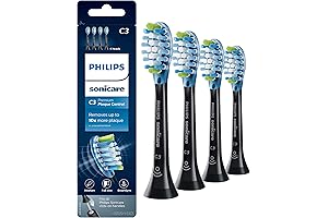 Philips Sonicare Genuine C3 Premium Black Toothbrush Heads