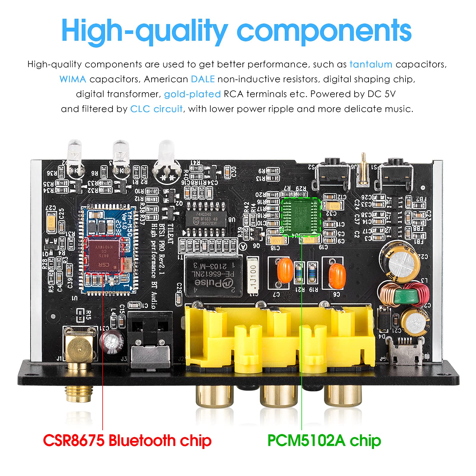 Avantree Oasis Plus Certified aptX HD Bluetooth 5.0 Transmitter