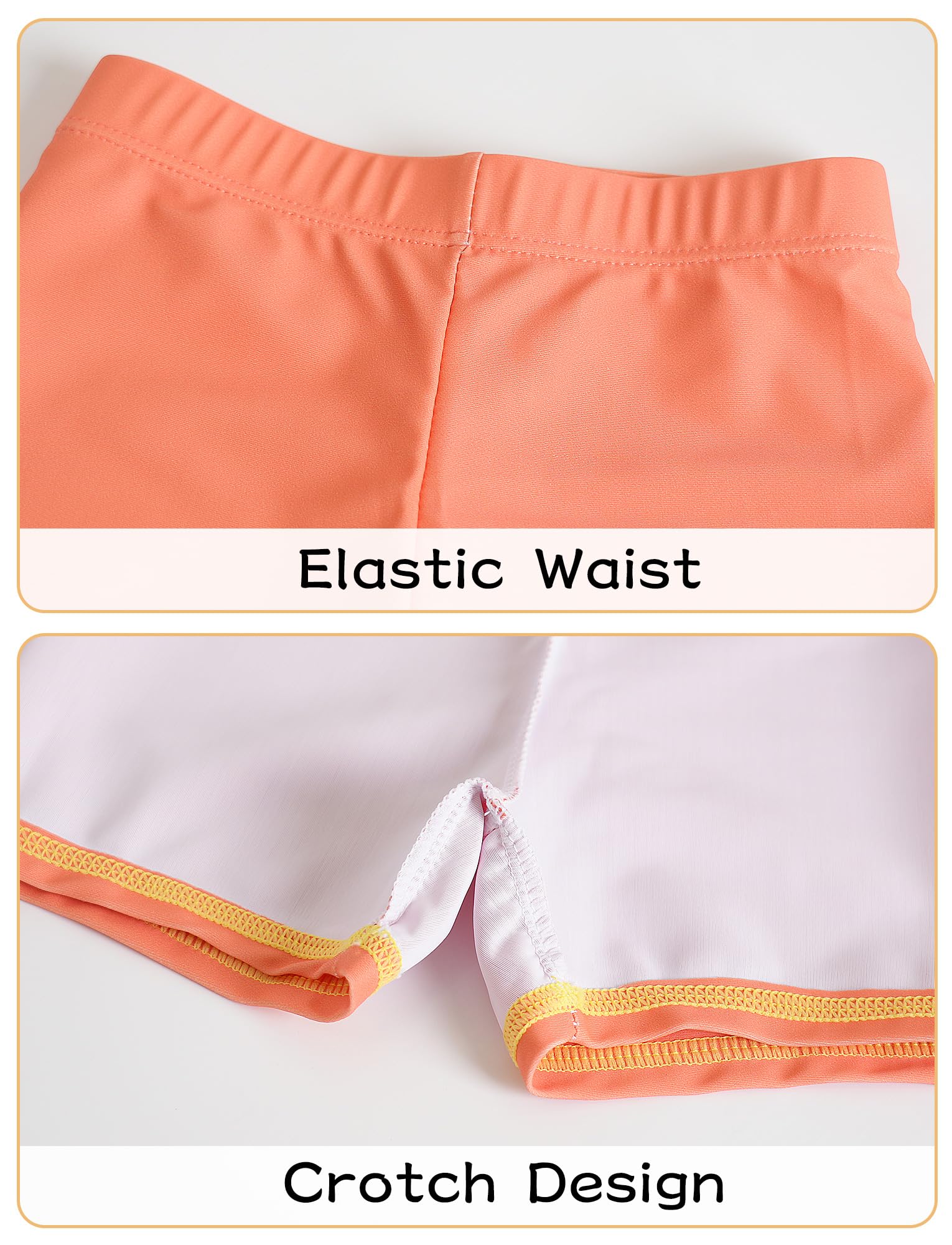 Happy Cherry Bébé Garçon Maillots de Bain 3 Pièces Ensemble Rashguard Zippé Imprimé Manches Courtes + Chapeau Anti-UV Costume de Natation Plage Été à Séchage Rapide 0-3 Ans