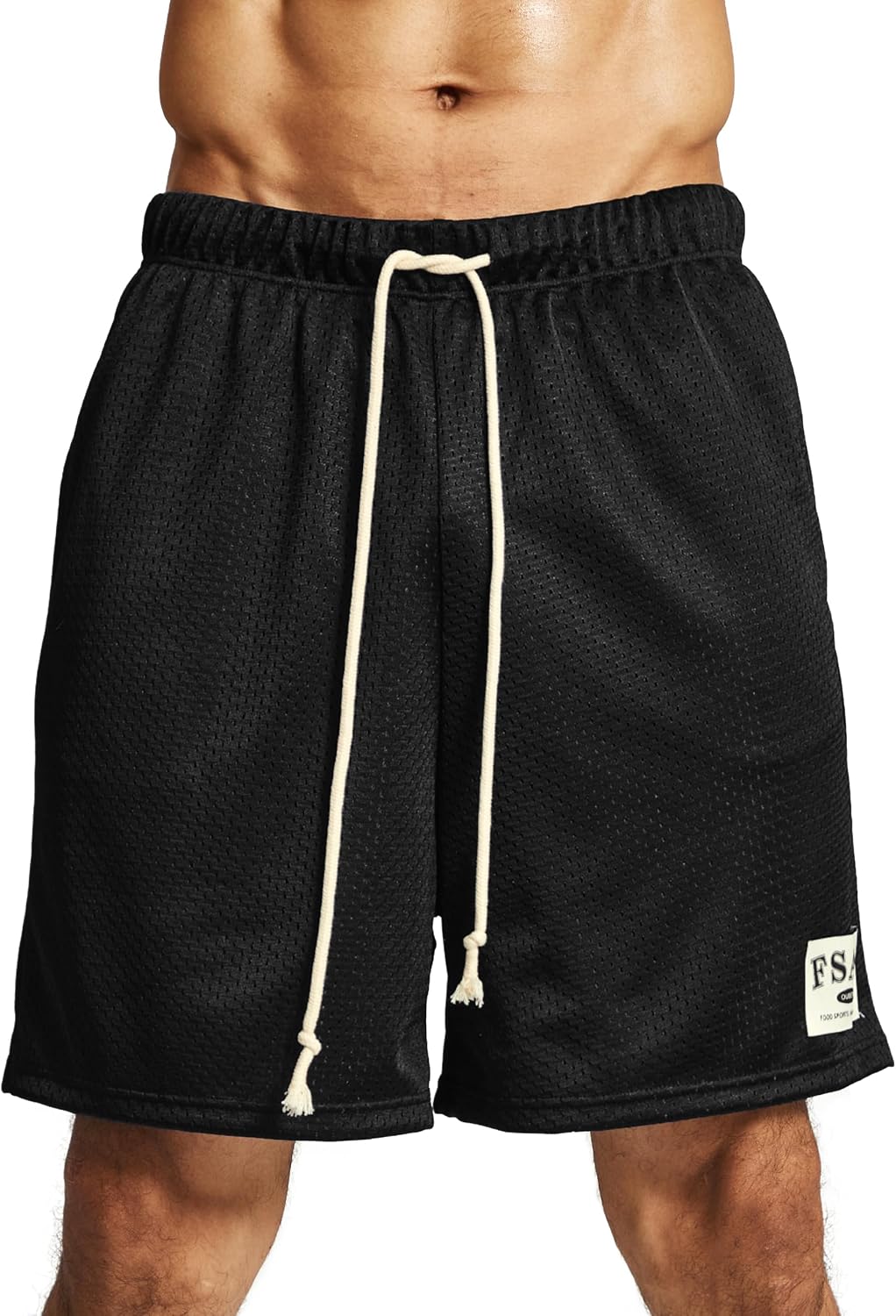 Ouber Men's Mesh Gym Shorts with Pockets Dry Fit Performance for Workouts Basketball Shorts