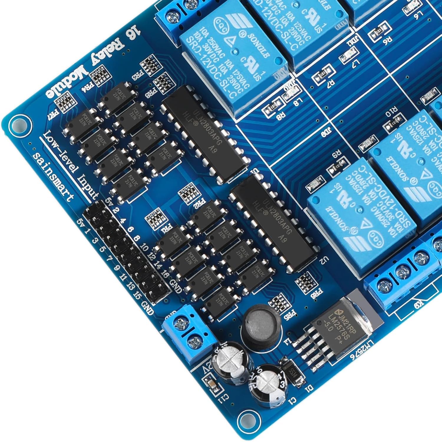 SainSmart 16-Channel Canal 12V Relay Relais Module pour Arduino DSP AVR PIC ARM