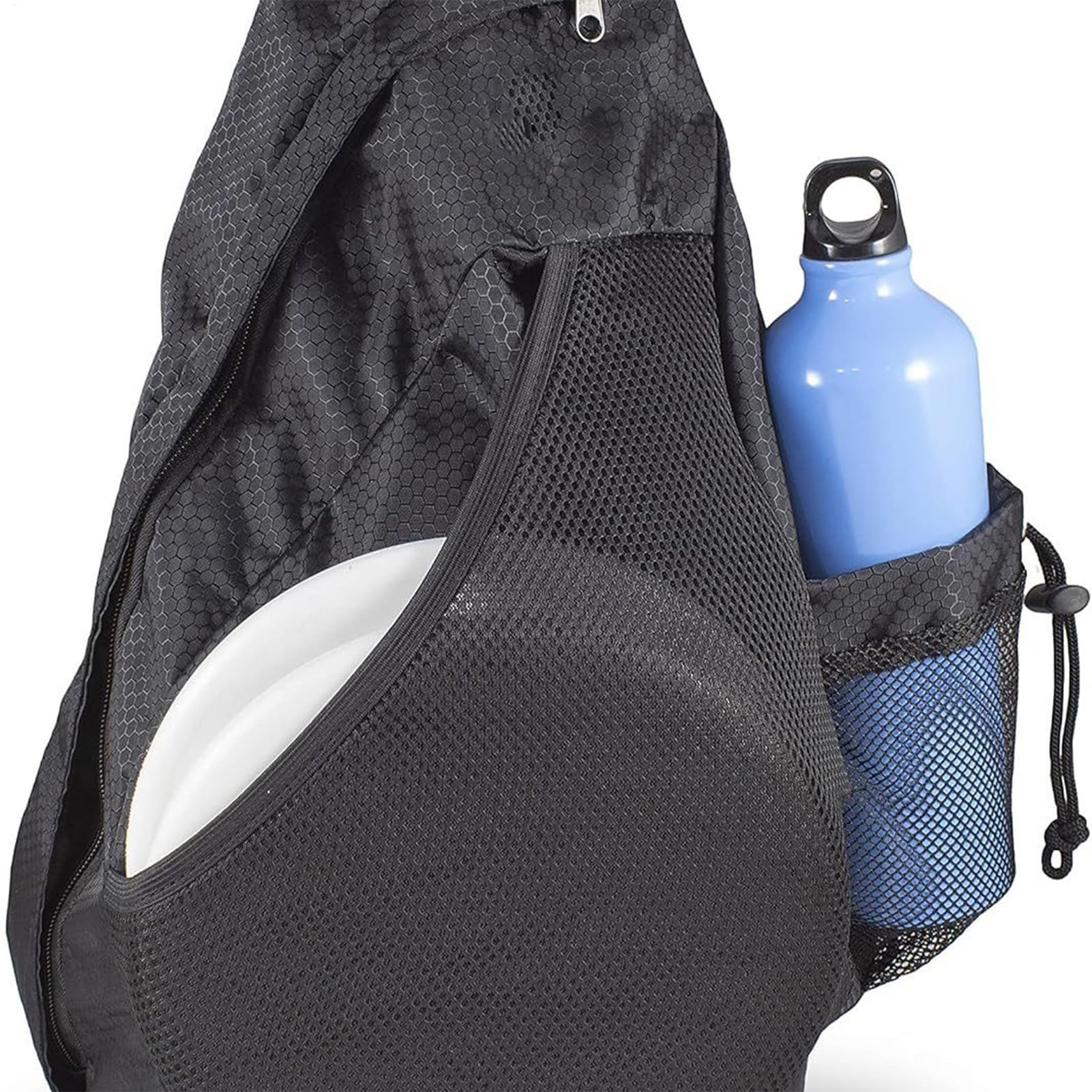 Disc-Golftasche, große Golftasche mit verstellbarem Gurt – Sport- und Unterhaltungszubehör für Trennwände, Griffaufbewahrungshaken, Schultern, Softball, Tennis, Fitness, Camping