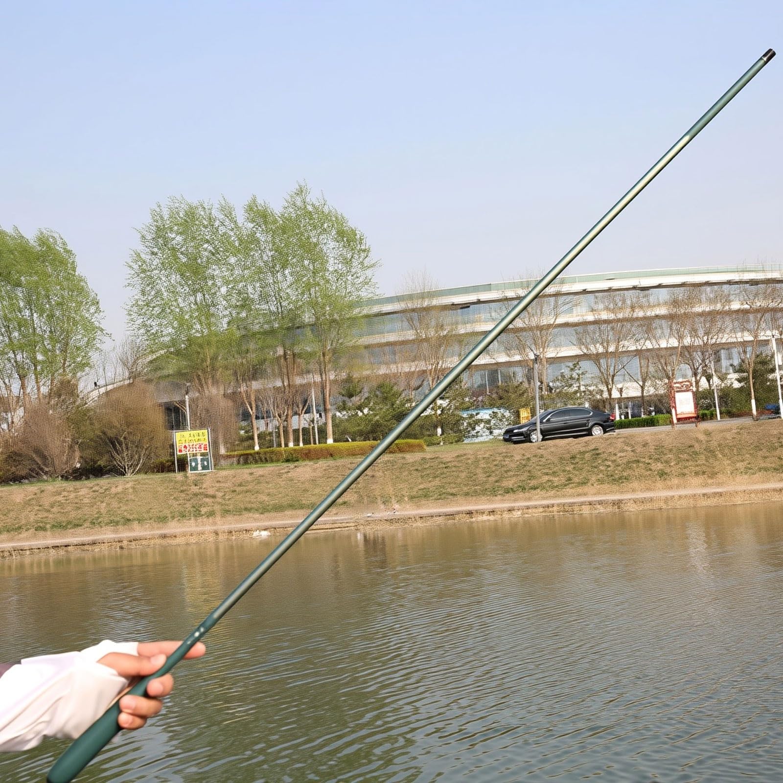 TUJISEK Canna da Pesca in Carbonio da Viaggio Canne da Pesca Telescopica | Canna da Pesca Fissa Canna Carpfishing Adatto per la Pesca in Acqua Dolce e Salat 2.7m 3.6m 3.9m 4.5m 4.8m 5.4m 6.3m(6.3m)