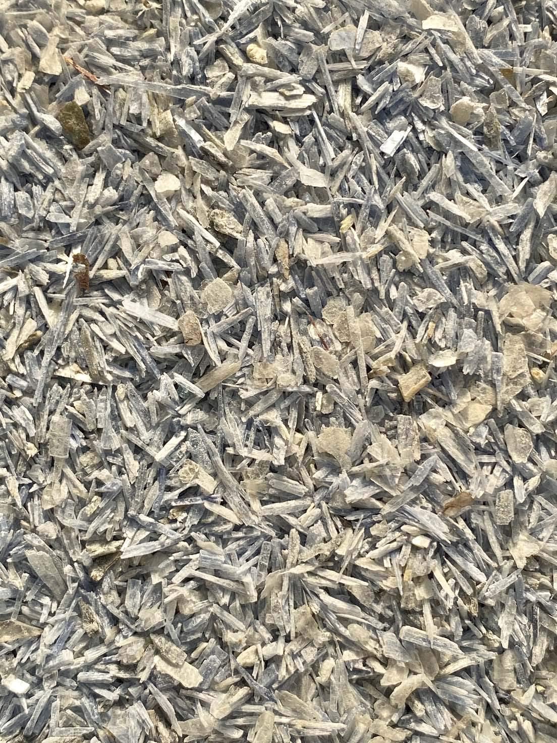 Blue Kyanite - Just Above 2mm no Powder - 100% Blue Kyanite Life+Love! Powers Up Crystals Clear Communication! ja2(4 Ounces (1/4 Pound))