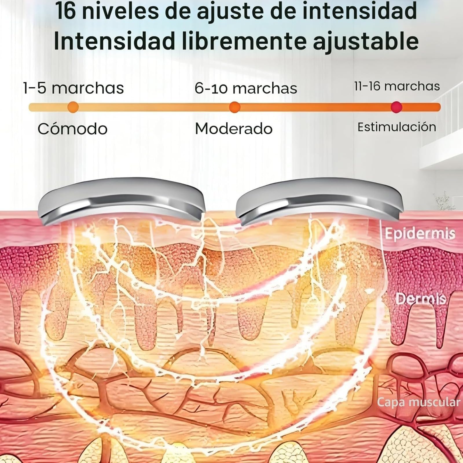 Restify Pro Masajeador Cervical Con Cuatro Cabezales De Calor, Alivia Dolor Y Tensión Muscular, Apagado Automático 15 Min, Diseño Portátil, Ideal Para Hogar, Oficina Y Viajes. (1 Pcs)