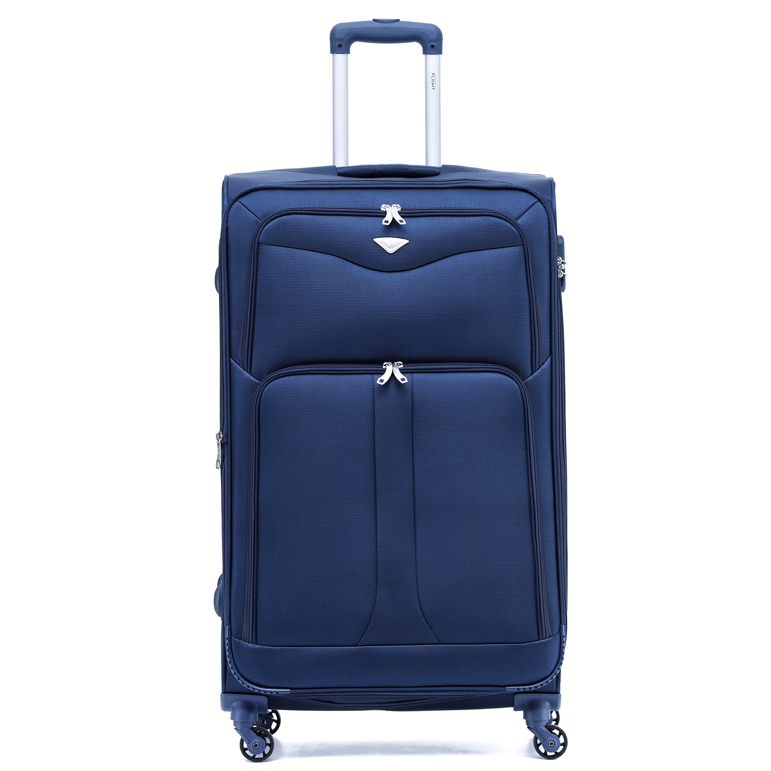 Flight Knight Lightweight 4 Wheel 800D Soft Case Suitcases Anti Crack Cabin & Hold Luggage Options Approved for Over 100 Airlines Including easyJet, BA & Many More! — view 54