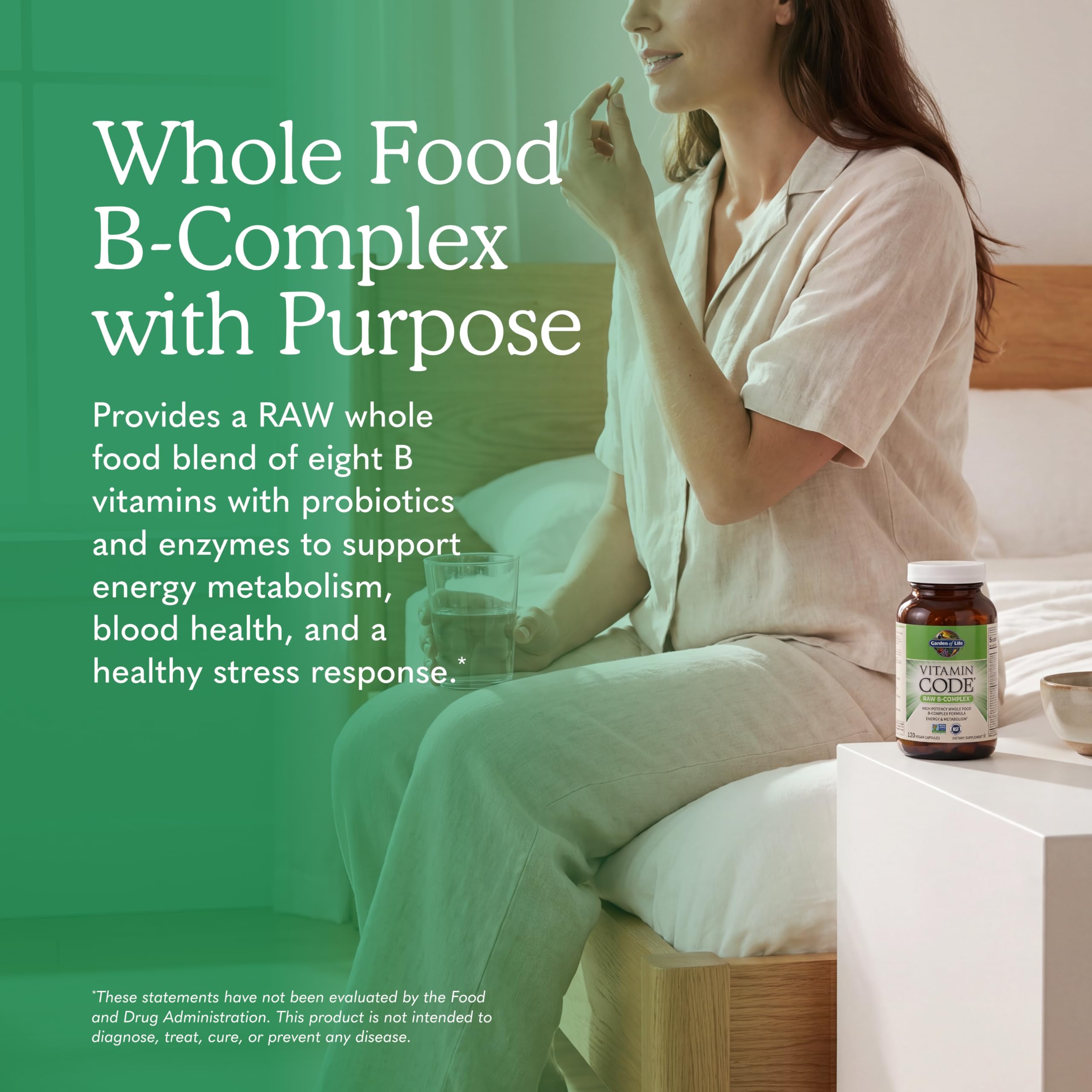 Garden of Life Vitamin Code Raw B-Complex, 120 Vegan Capsules — Amazon image 2