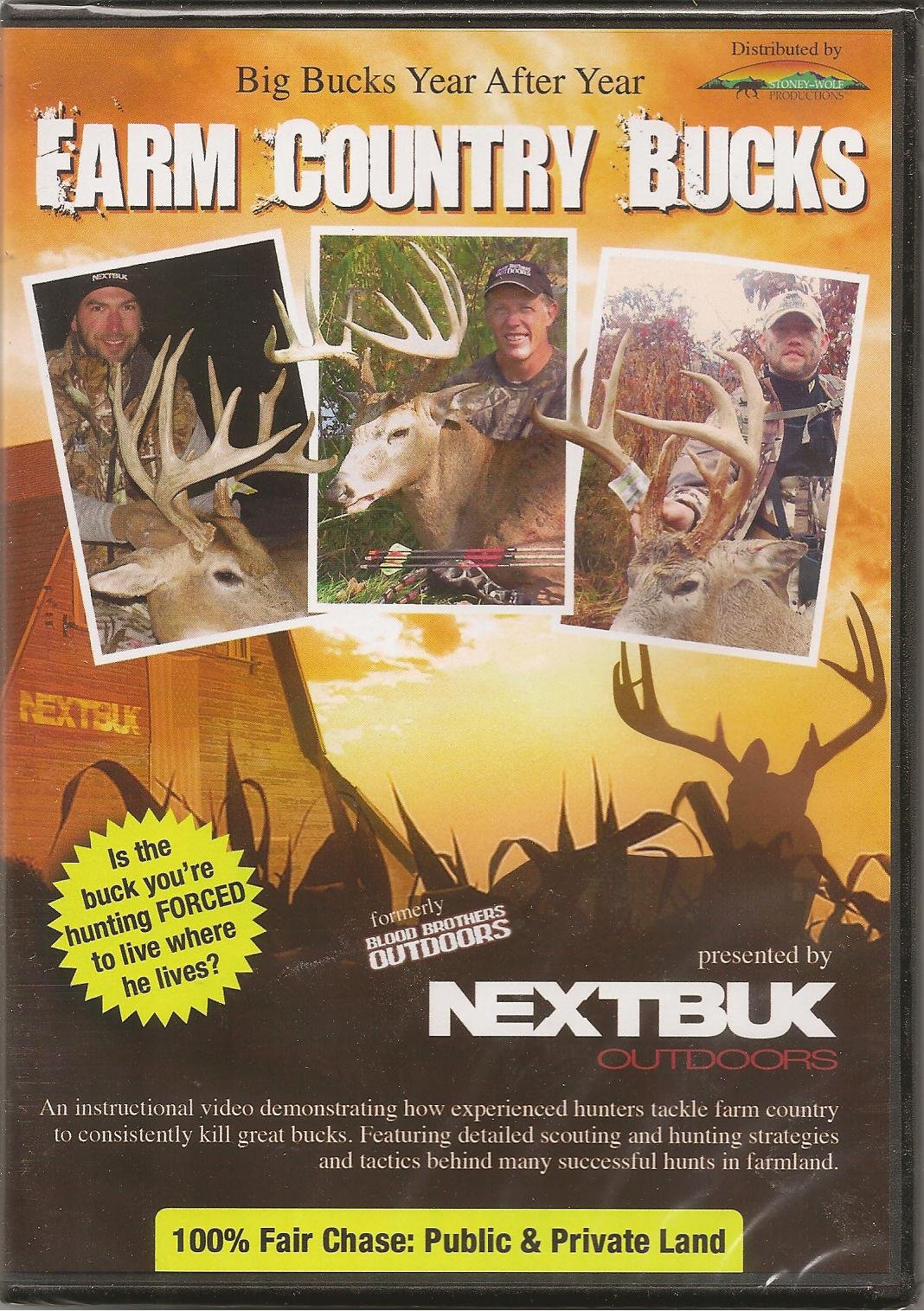 Farm Country Bucks ~ Instructional Video for Whitetail Deer Hunting DVD NEW