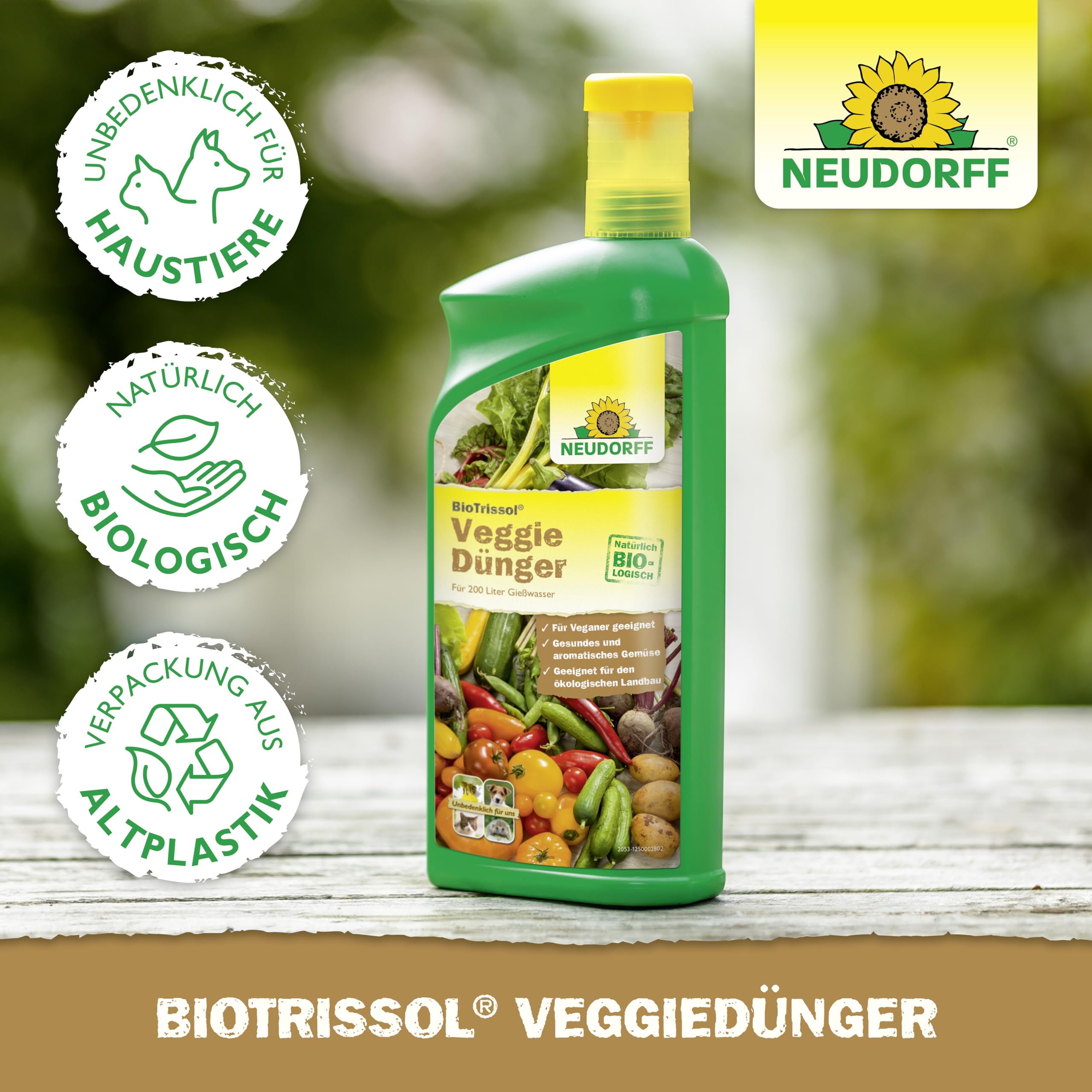 Neudorff BioTrissol VeggieDnger  Rein pflanzlicher Bio-Dnger fr  nachhaltiges und krftiges Wachstum aller Pflanzen im Haus und Garten, 1  Liter : Amazon.de: Garten