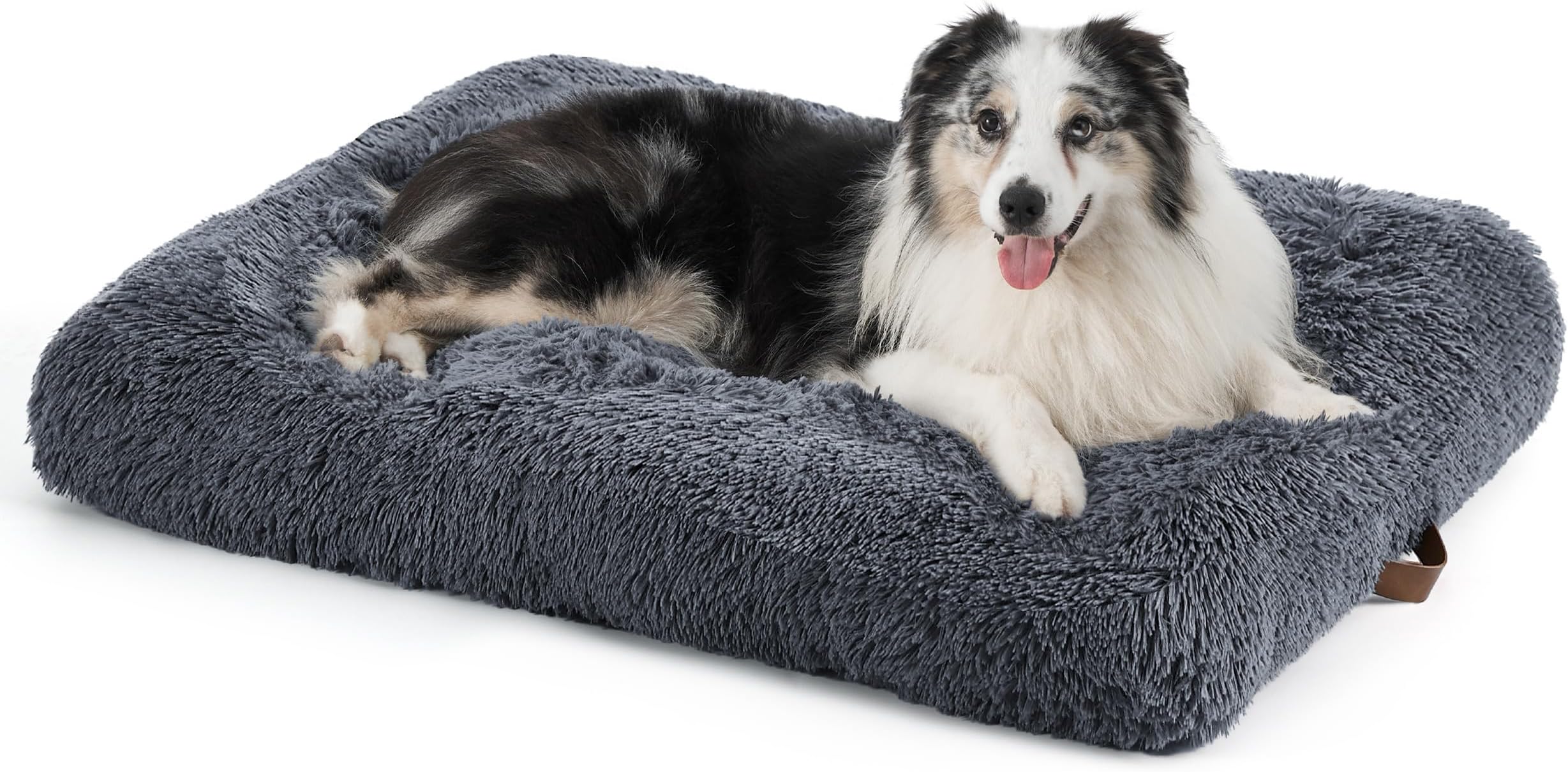 K&H PET PRODUCTS Ultra Plush Deluxe Bolster Dog Crate Pad, Portable