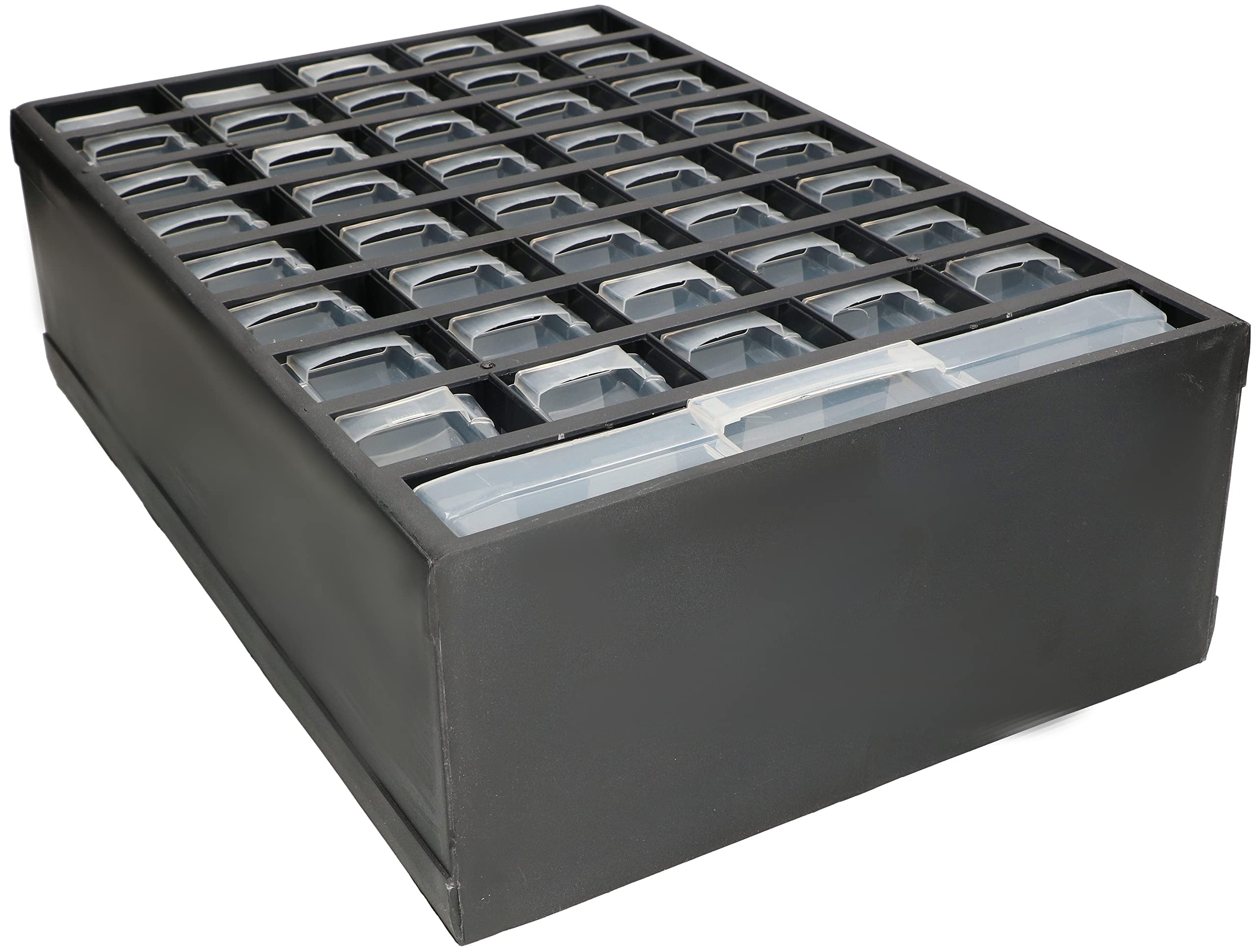 KOTARBAU® Caja de Almacenamiento, Organizador de Taller, Organizador de Piezas pequeñas, 41 cajones/compartimientos, Plástico, Caja de clasificación, Caja de Herramientas, Tornillos
